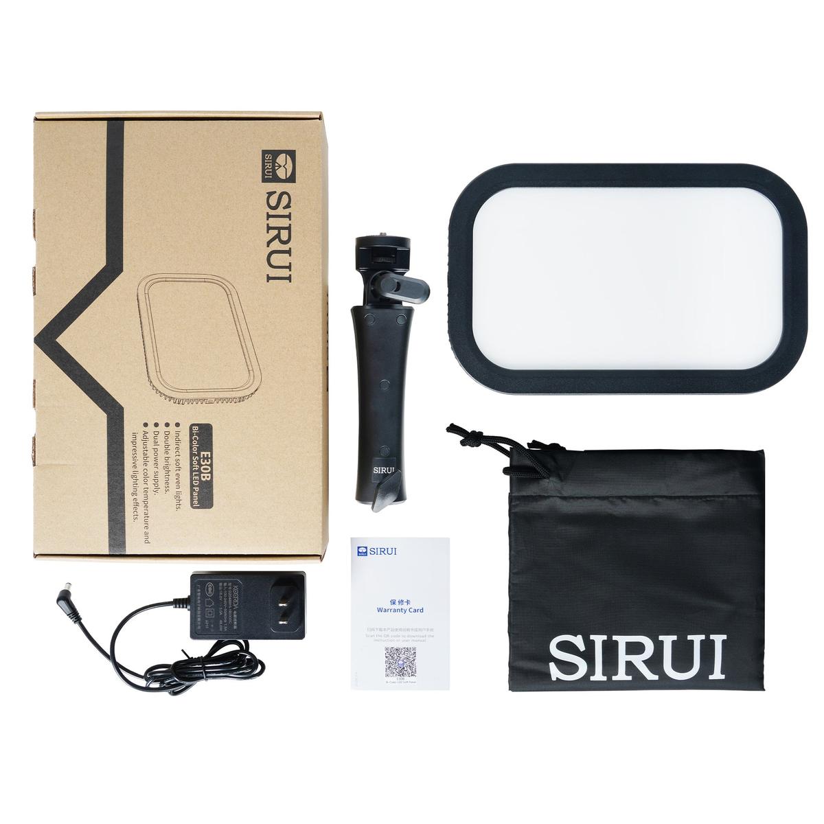 SIRUI E30B LED-Panel Bi-Color 30W - Event-, Foto- + Videoleuchte