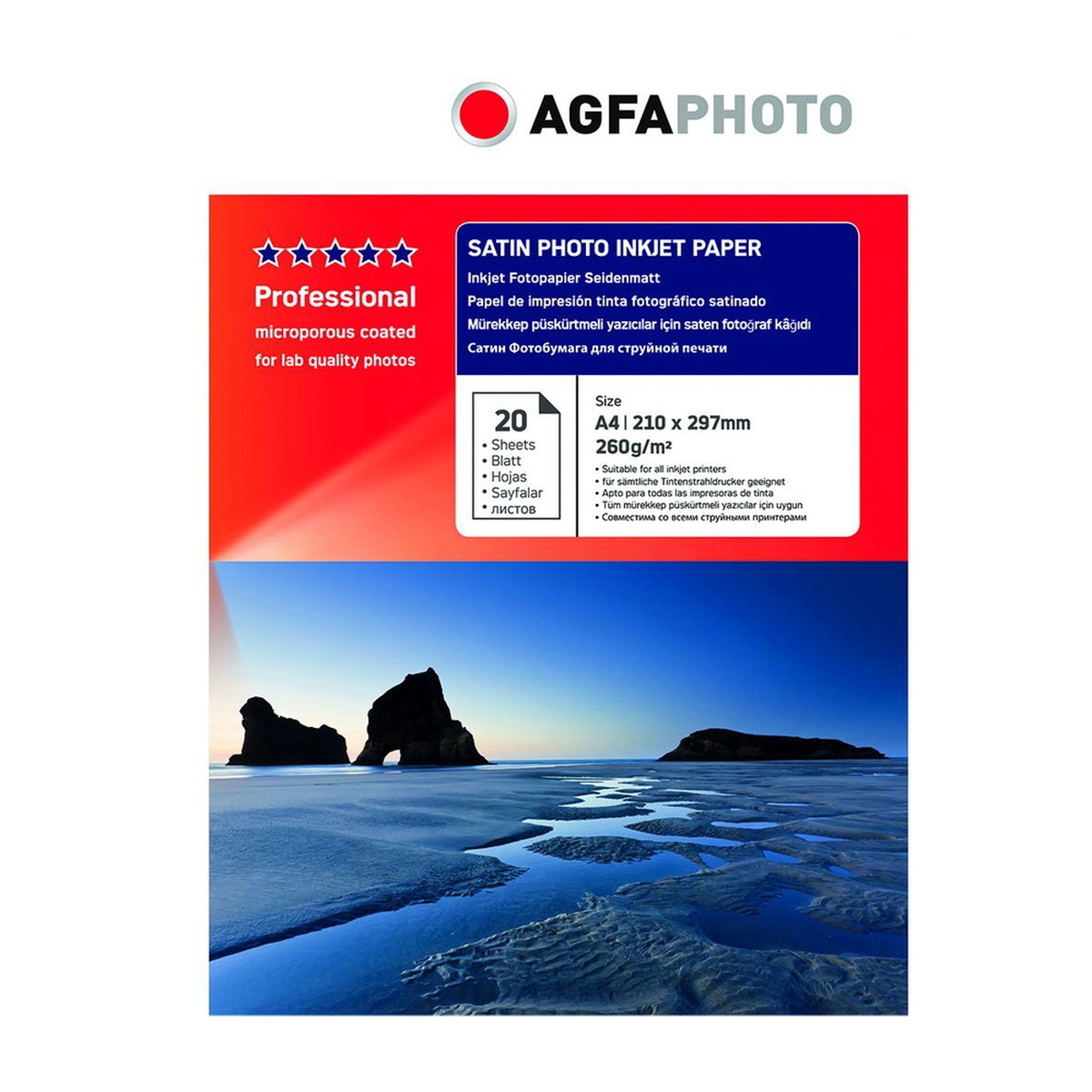 AgfaPhoto Professional Satin 20 Blatt A4 Papier