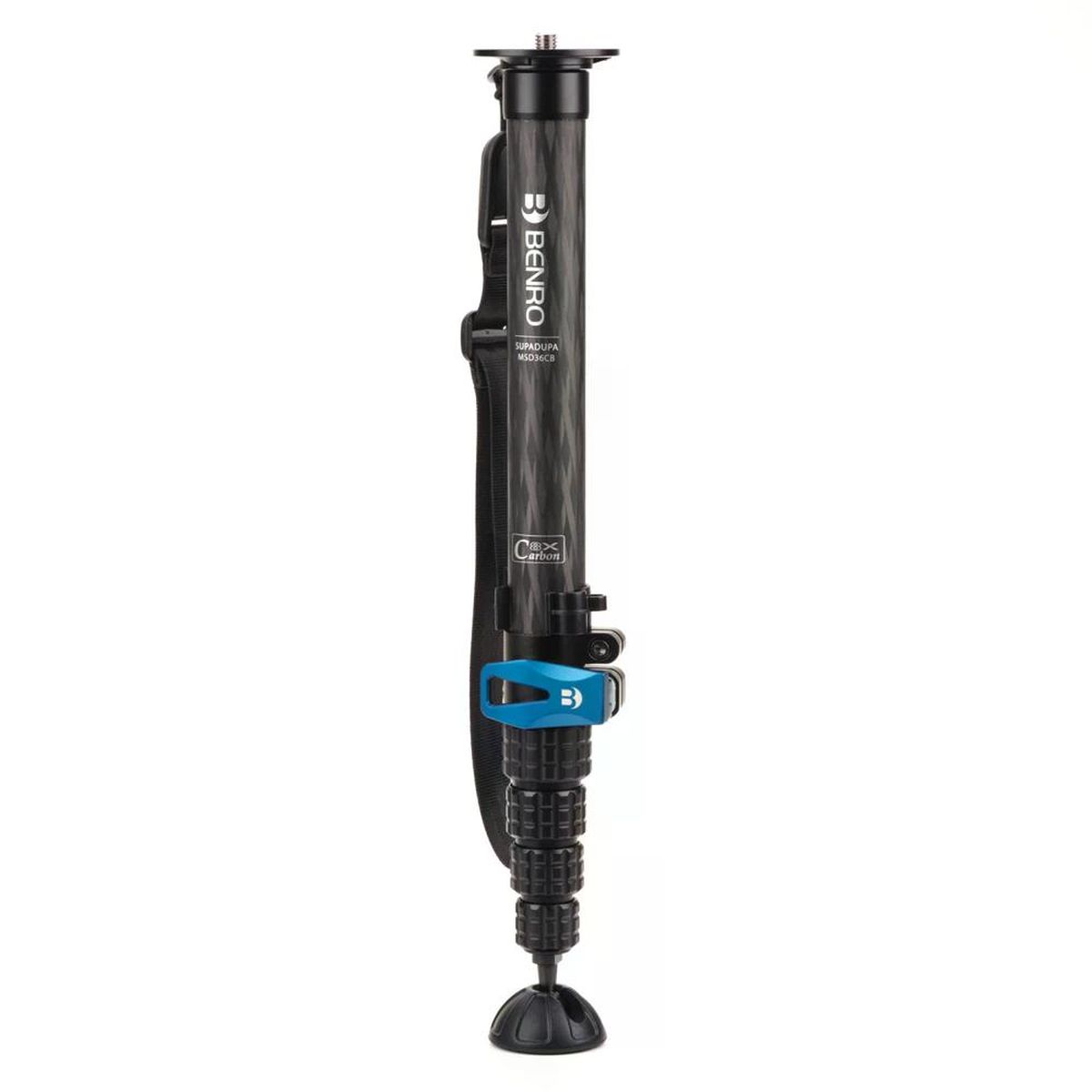 Benro MSD36CB Black Diamond SupaDupa Carbonfaser-Einbeinstativ Gesamtansicht