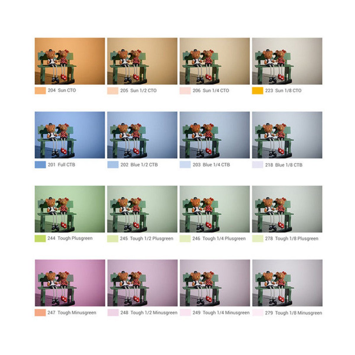 Godox Color Gels 16 Stk. SA-11T