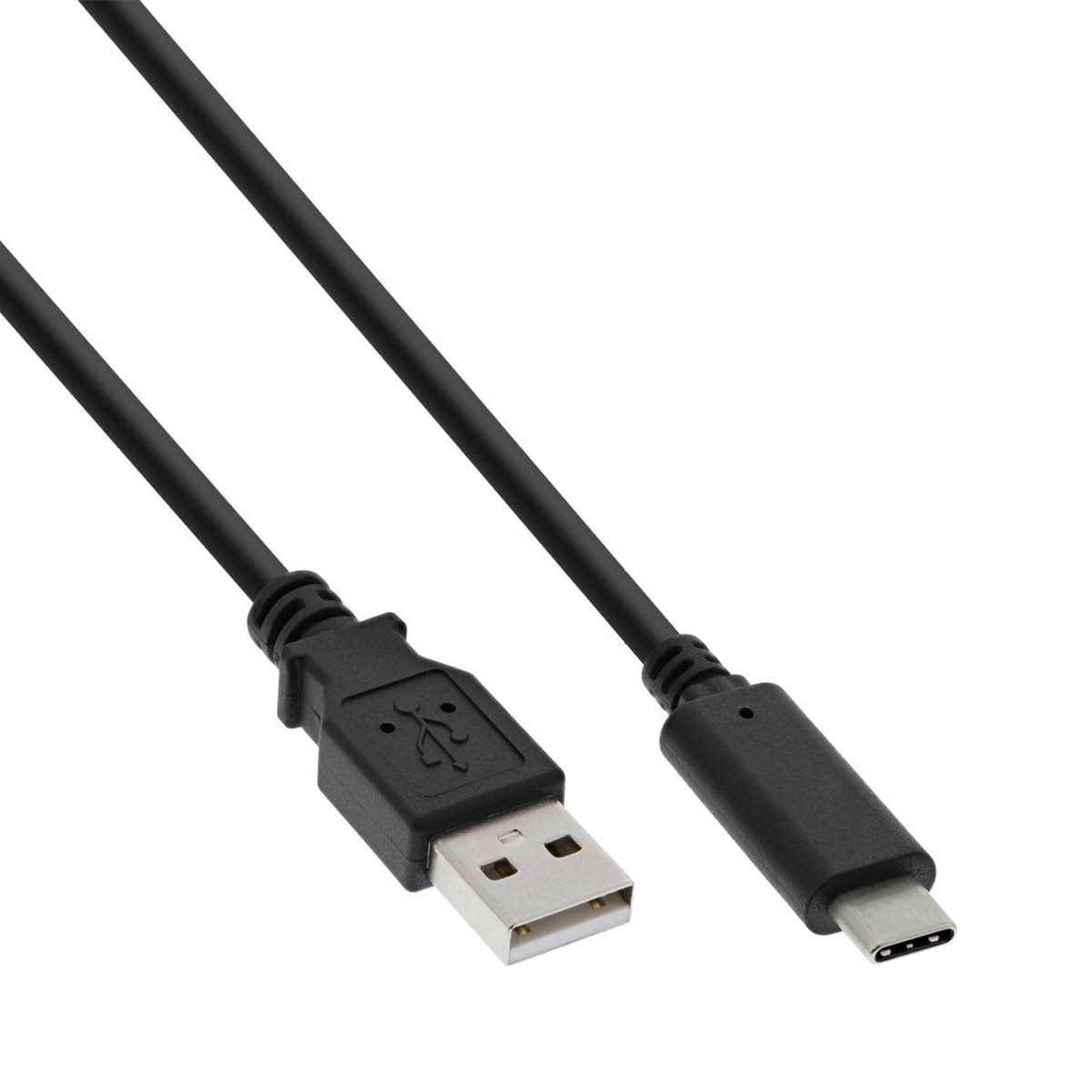 InLine USB 2.0 C an A 5m Kabel Schwarz