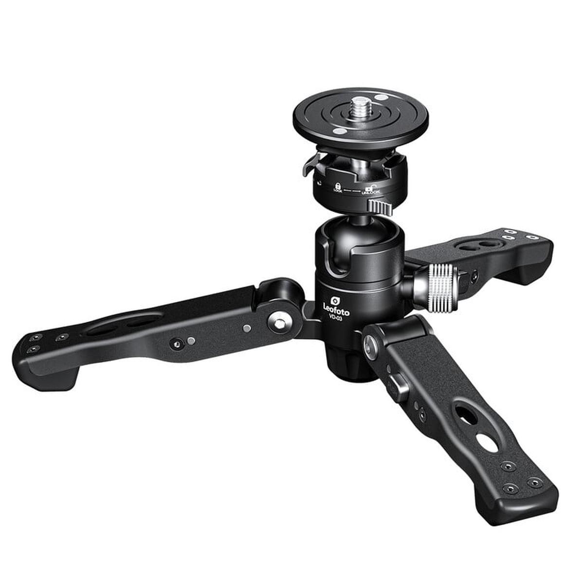 Leofoto Stativfuß Universal Monopod Tripod Base VD-03 Leofoto Stativfuß Universal Monopod Tripod Base VD-03