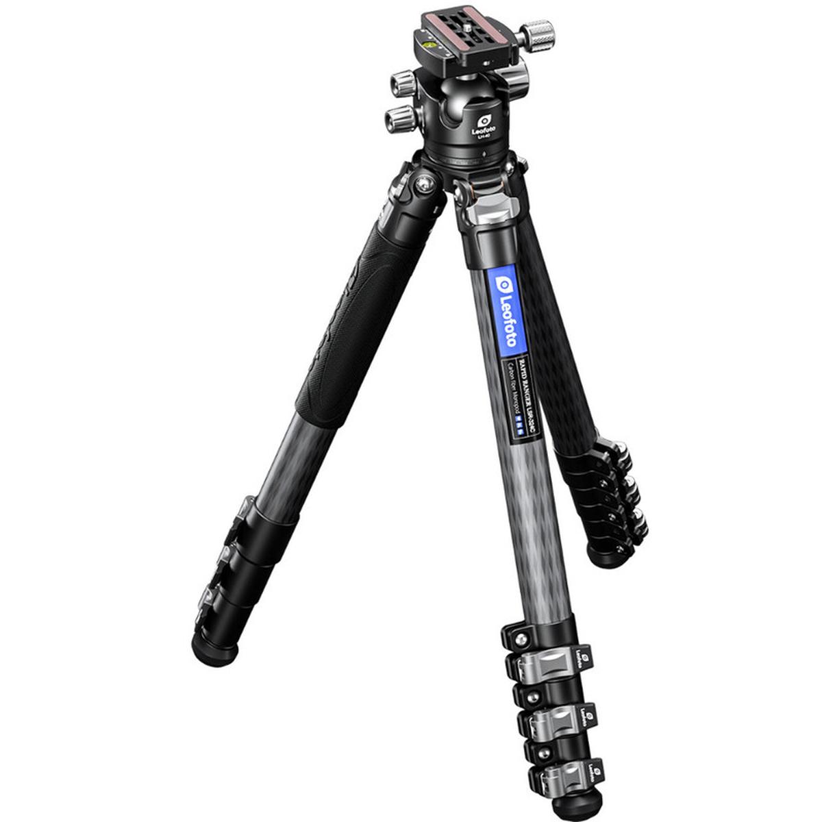 Leofoto Carbon-Dreibeinstativ LSR-324C Rapid Ranger mit Beinklemmen + Ballhead LH-40 Leofoto Carbon-Dreibeinstativ LSR-324C Rapid Ranger mit Beinklemmen + Ballhead LH-40