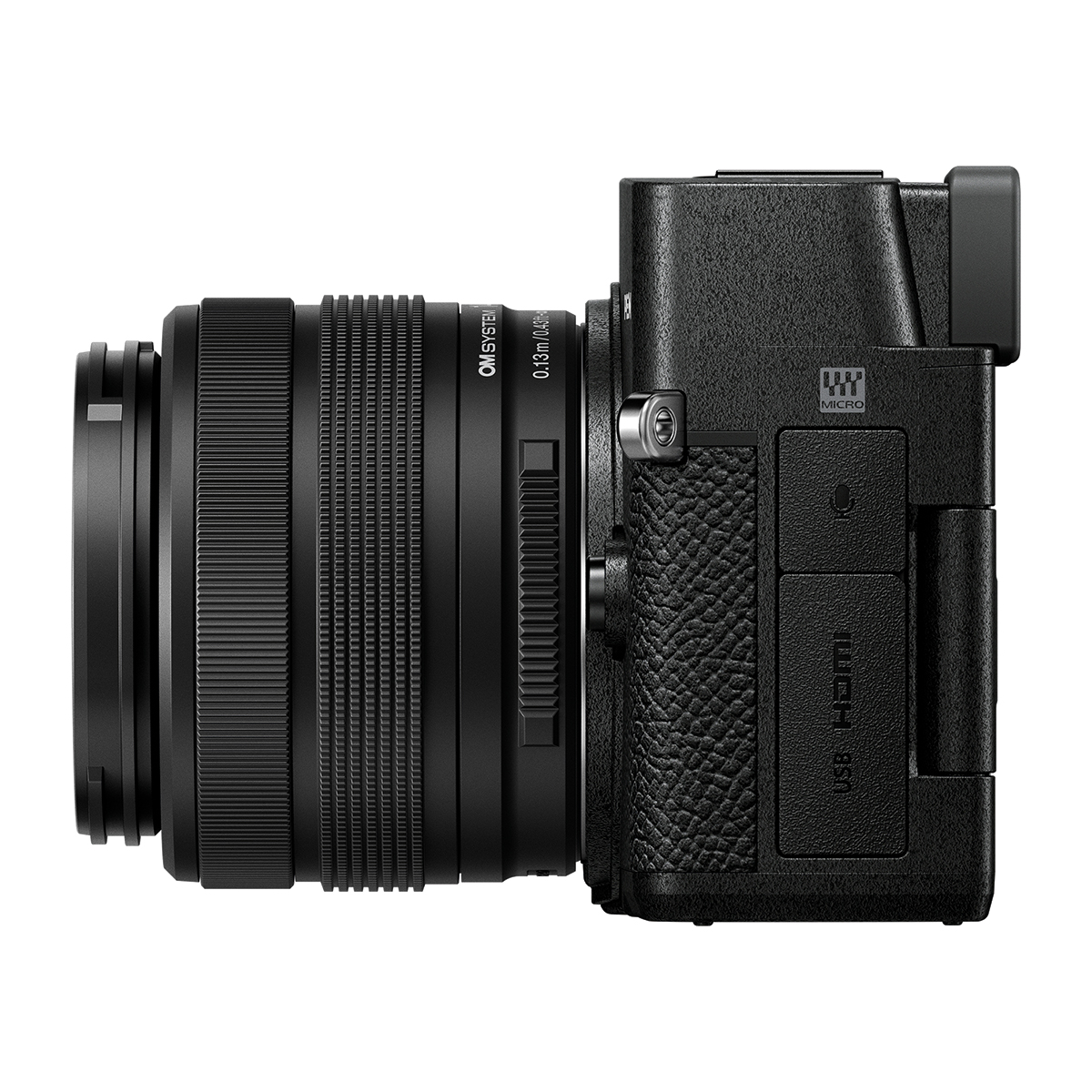 OM-System Pen Schwarz mit 14-42 mm 1:3,5-5,6 Schwarz Objektiv