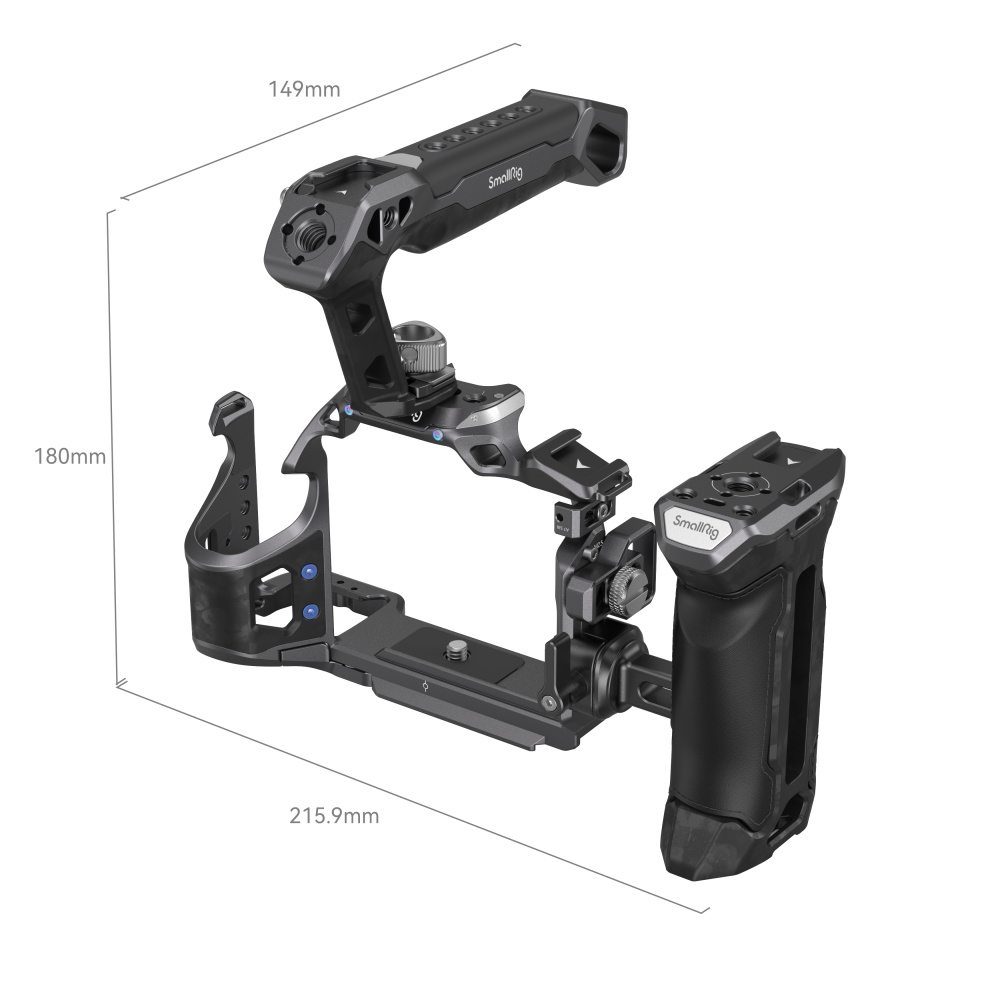 SmallRig 3710 Rhinoceros Advanced Cage Kit für Sony Alpha 7R V / Alpha 7 IV / Alpha 7S III