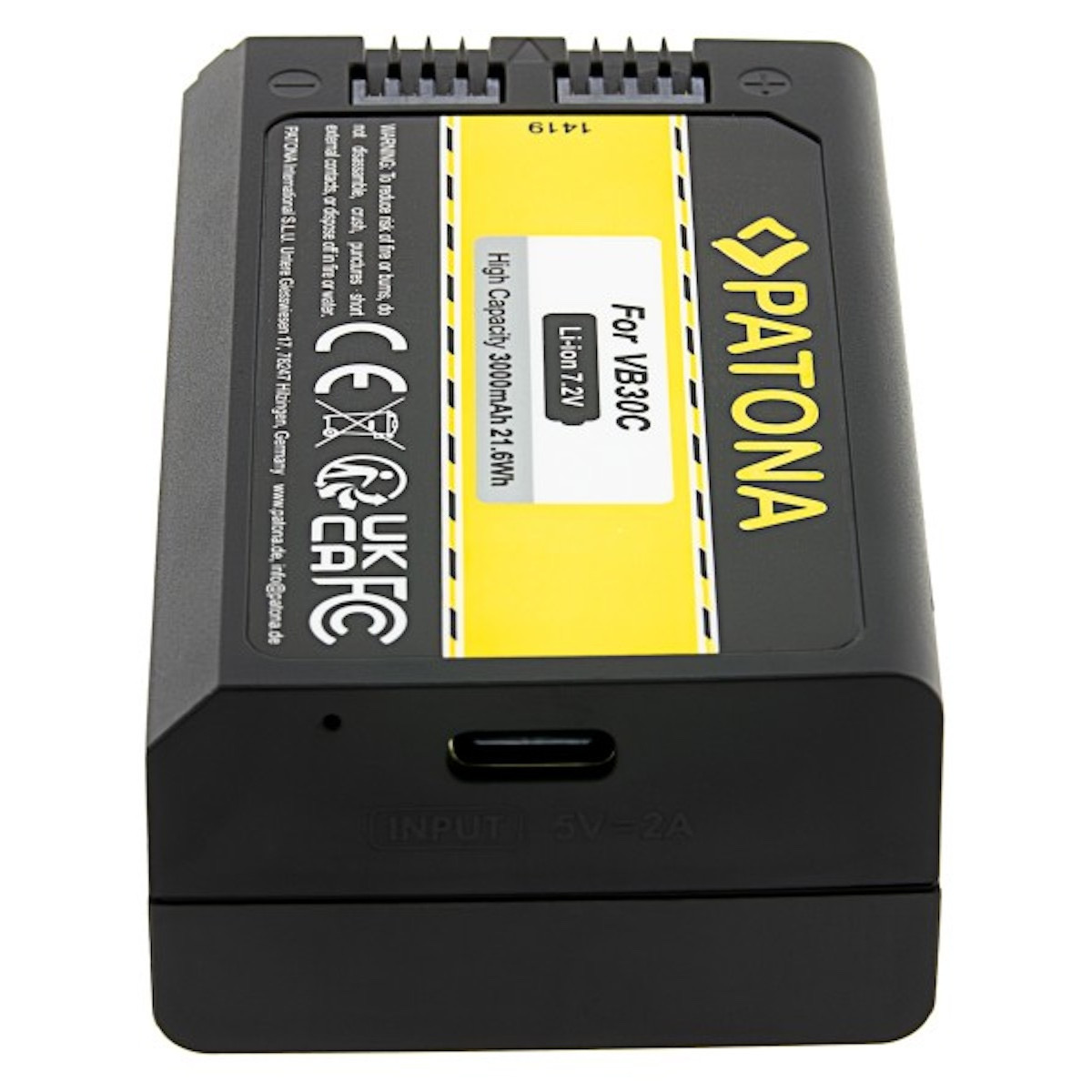 Patona Akku Godox VB30 für V1 Pro/V100 mit USB-C