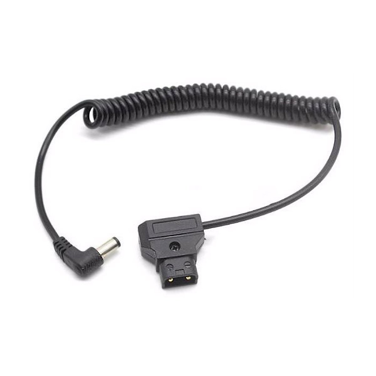 Feelworld D-TAP cable to DC Barrel - Schwarzes spiralförmiges D-Tap auf DC-Netzkabel Feelworld D-TAP cable to DC Barrel - Schwarzes spiralförmiges D-Tap auf DC-Netzkabel