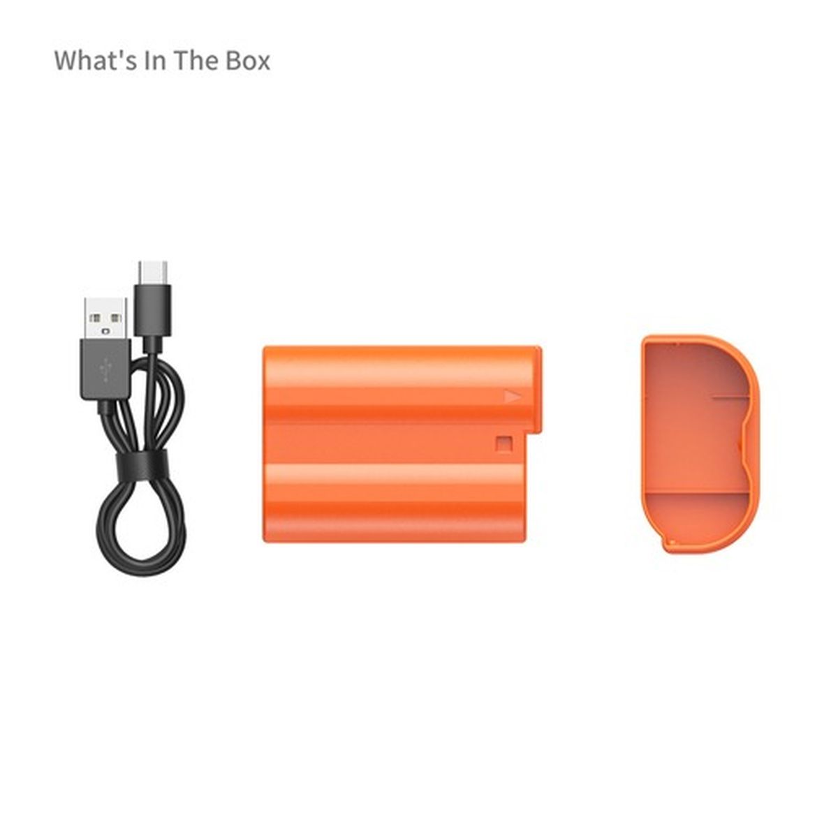 SmallRig 4966 EN-EL15c USB-C wiederaufladbarer Kamera-Akku Orange