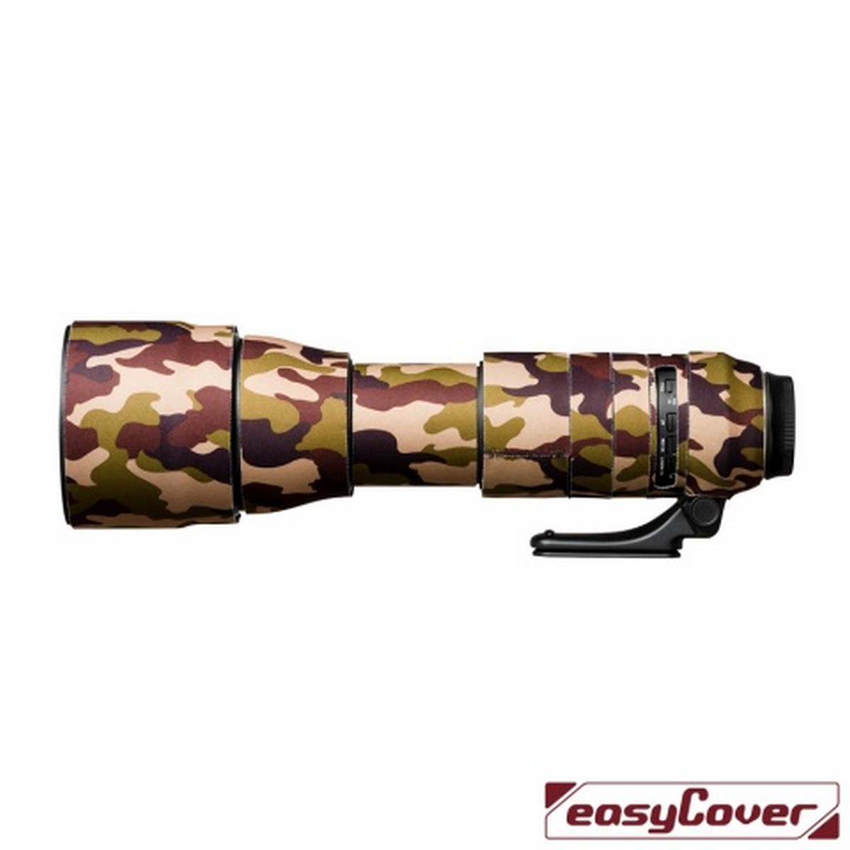 Easycover Lens Oak Objektivschutz für Tamron 150-600 mm 1:5-6,3 Di VC USD G2 Braun Camouflage