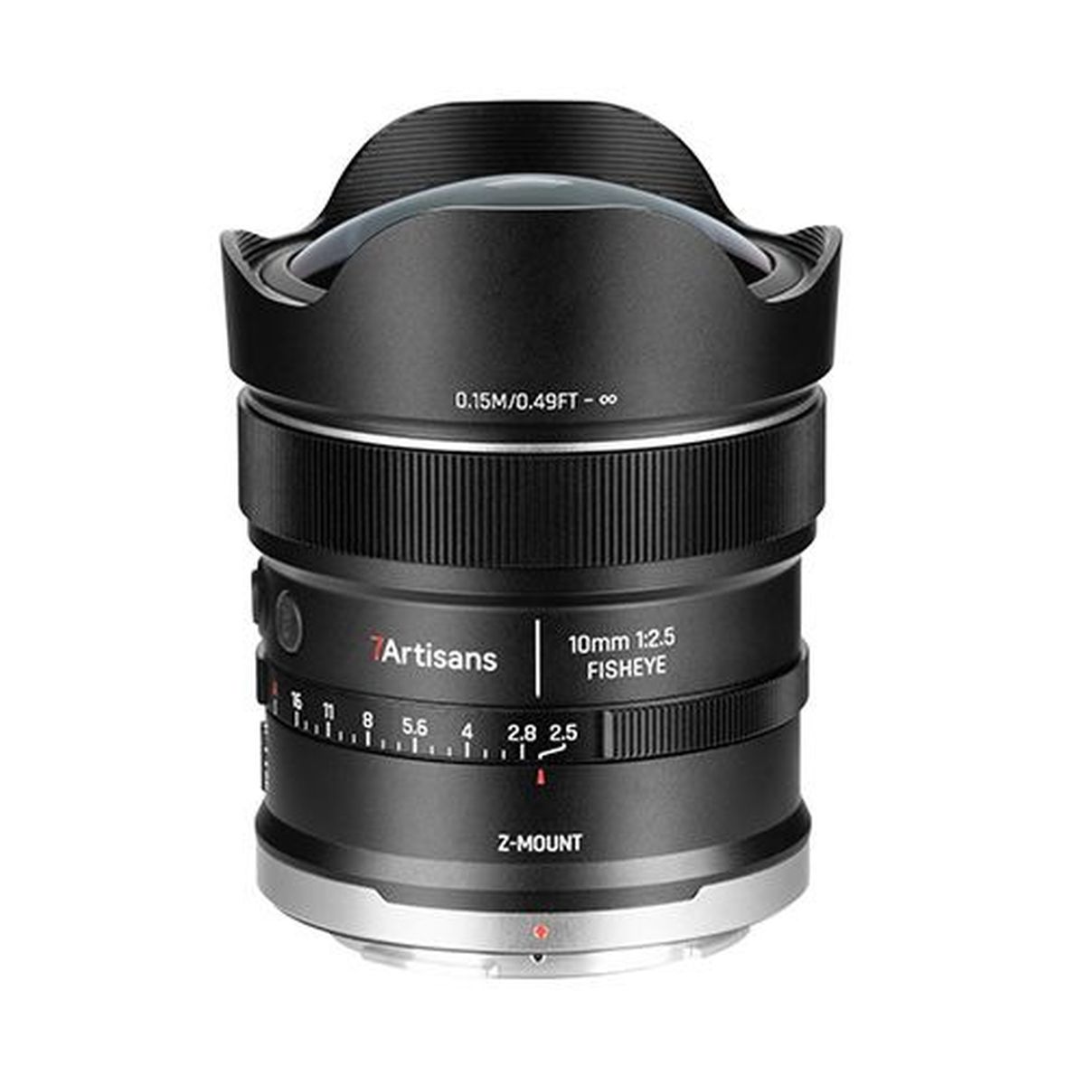 7Artisans 10 mm 1:2,5 AF MAX Fisheye Nikon Z