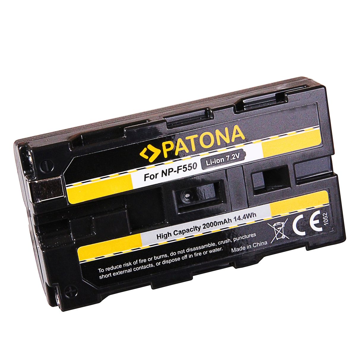 Patona NP-F 550 Li-Ion Akku für Sony 2200 mAh 7,4V 16,3Wh