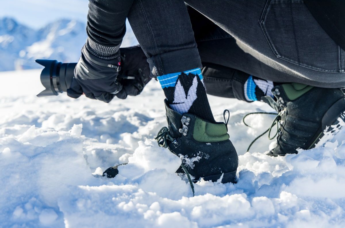 Vallerret Merino Wintersocken 41-46 Blau
