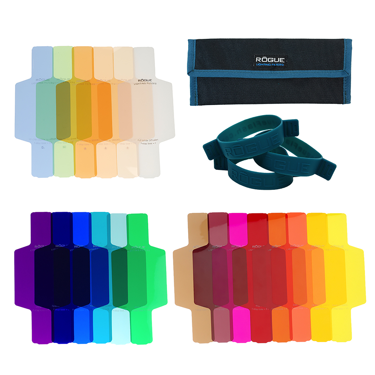 Rogue Blitzlicht Folien - Combo Filter Kit mit 20 Farben