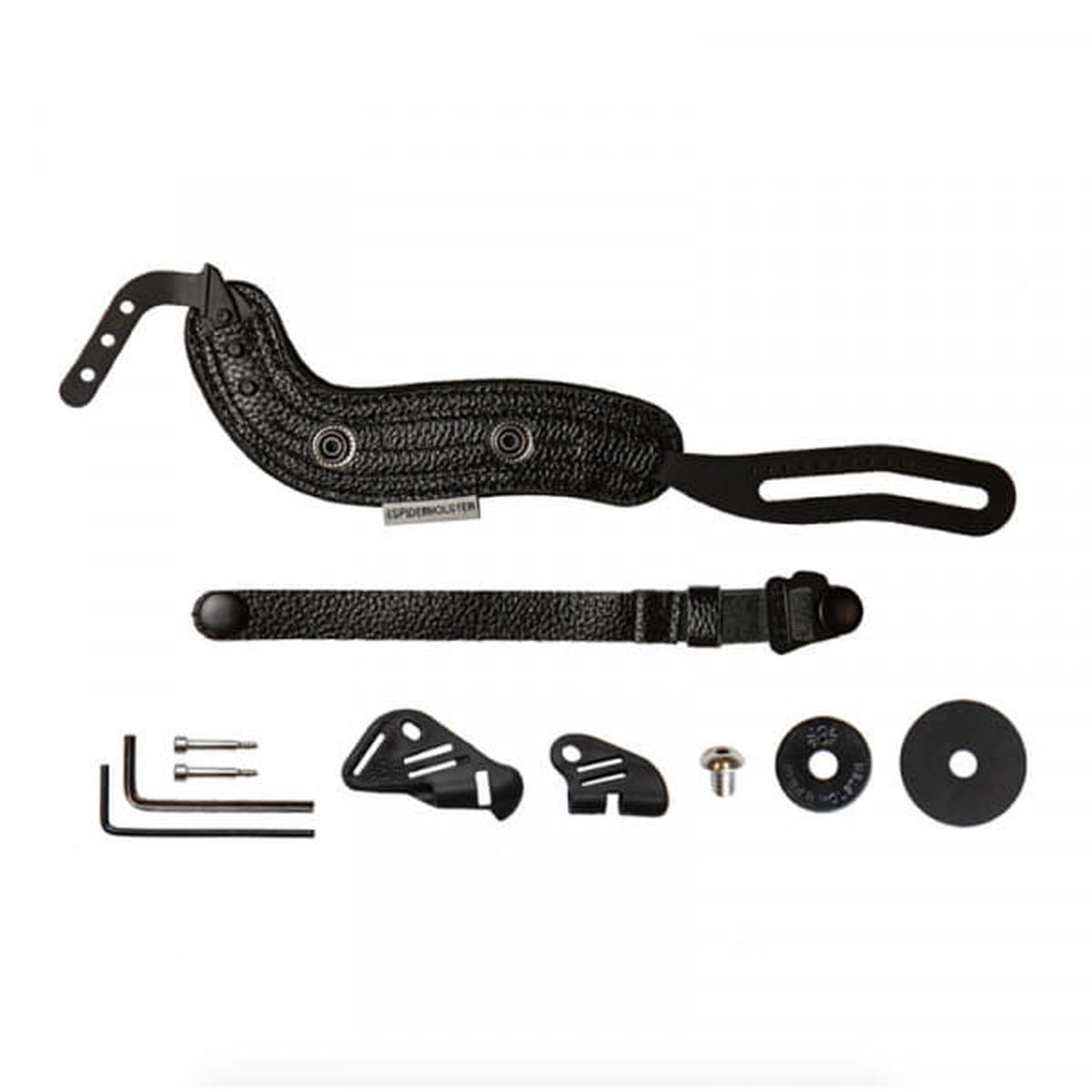 SpiderPro Hand Strap v2 Handschlaufe aus Leder - Schwarz