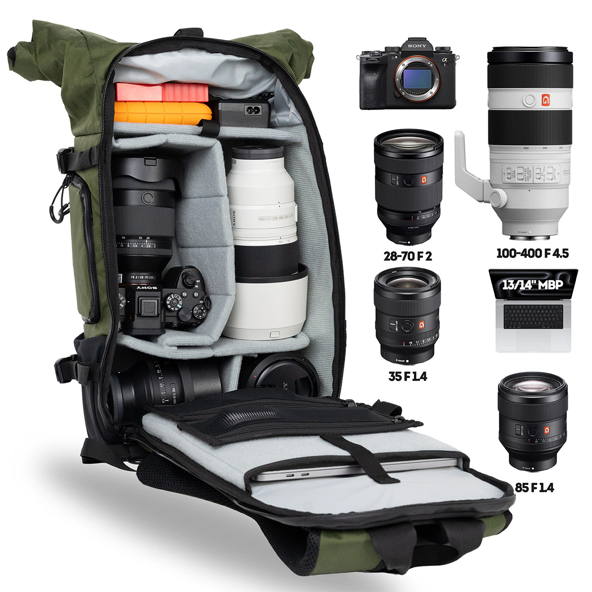 Compagnon Element Rucksack 20L Forest Green