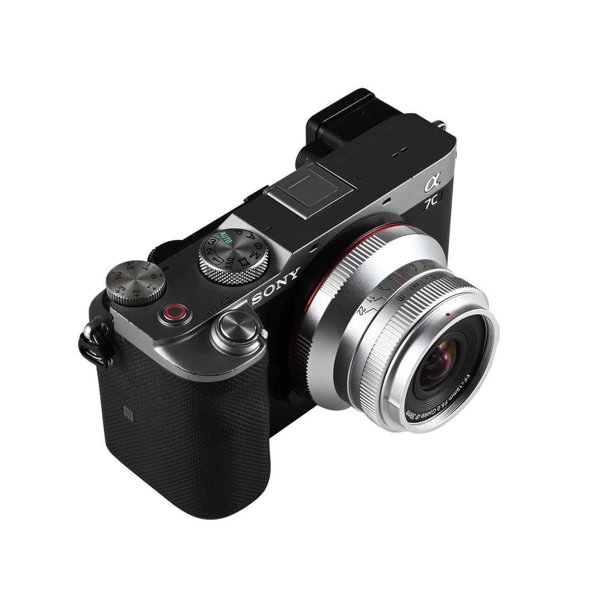 LAOWA 15mm f/5 Cookie FF für Sony E silber