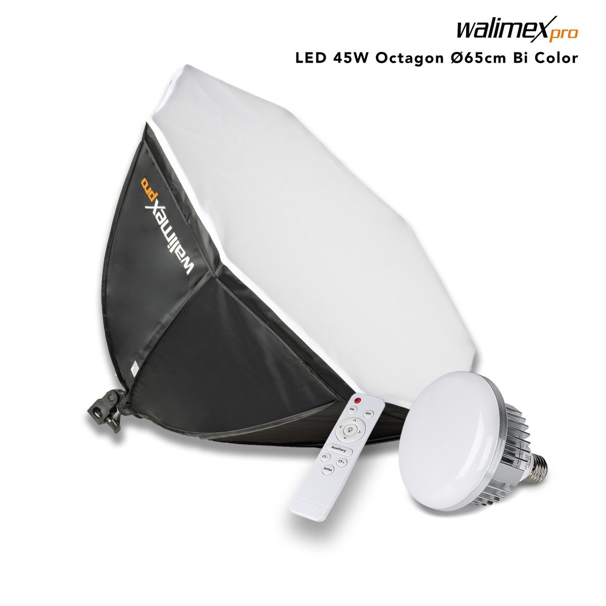 Walimex pro LED 45W Octagon Ø65cm Bi Color Walimex pro LED 45W Octagon Ø65cm Bi Color