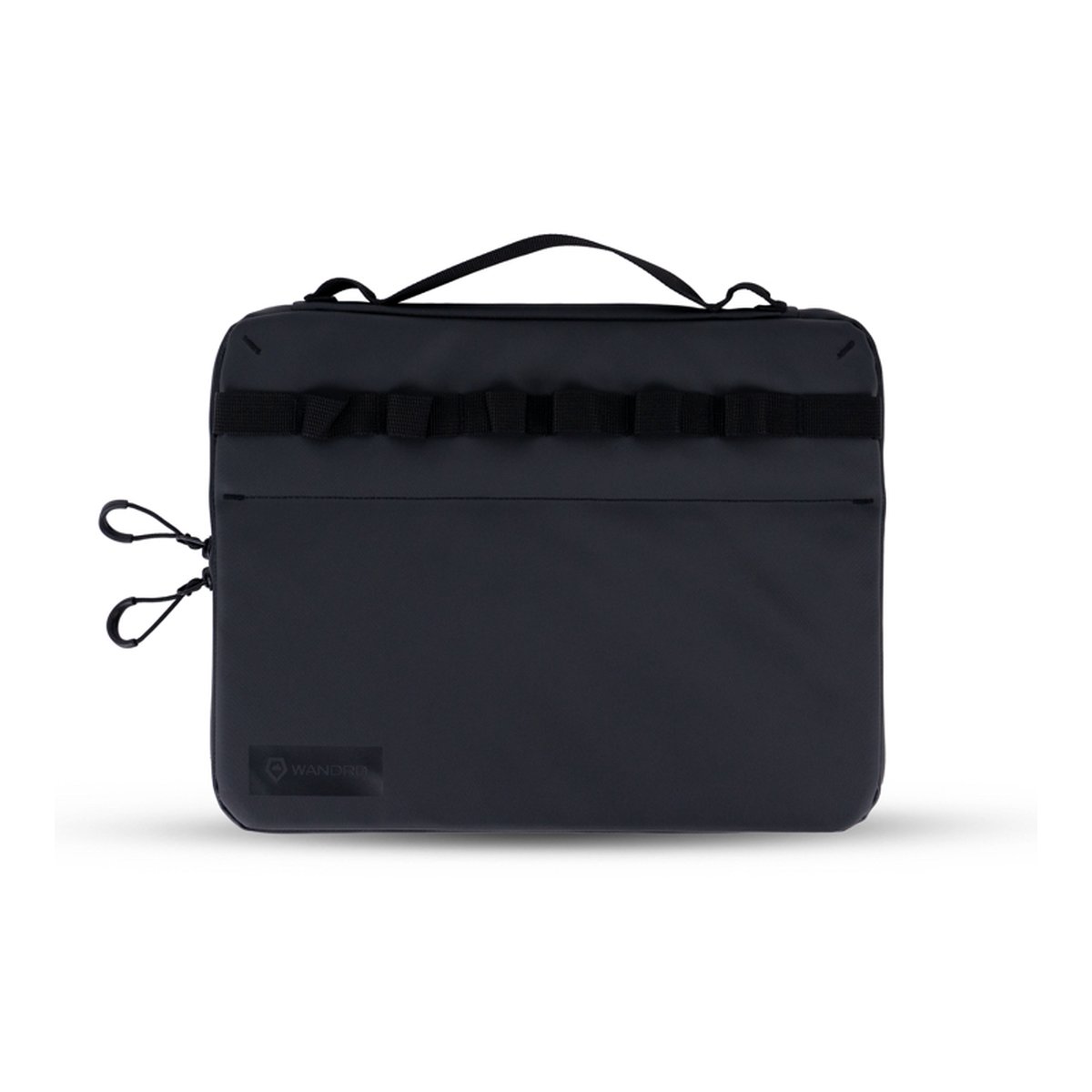 WANDRD Laptop-Tasche 14" Schwarz - Frontansicht der Zubehörtasche