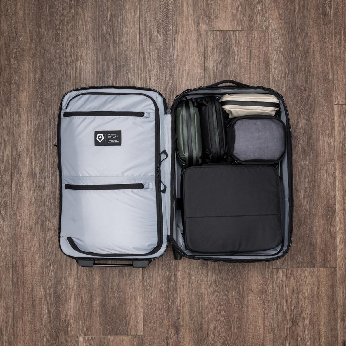 WANDRD Transit Carry-On Roller Black Essential+ Bundle