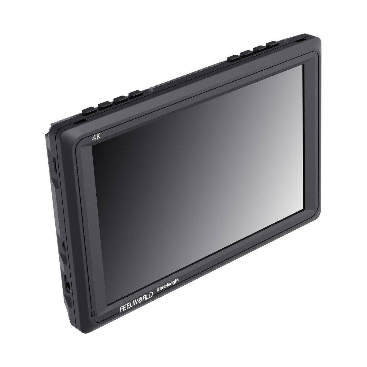 Feelworld 7" 4K FW279 Ultra Bright HDMI Monitor - Schrägansicht des FEELWORLD Ultra-Bright 4K Monitors Feelworld 7" 4K FW279 Ultra Bright HDMI Monitor - Schrägansicht des FEELWORLD Ultra-Bright 4K Monitors