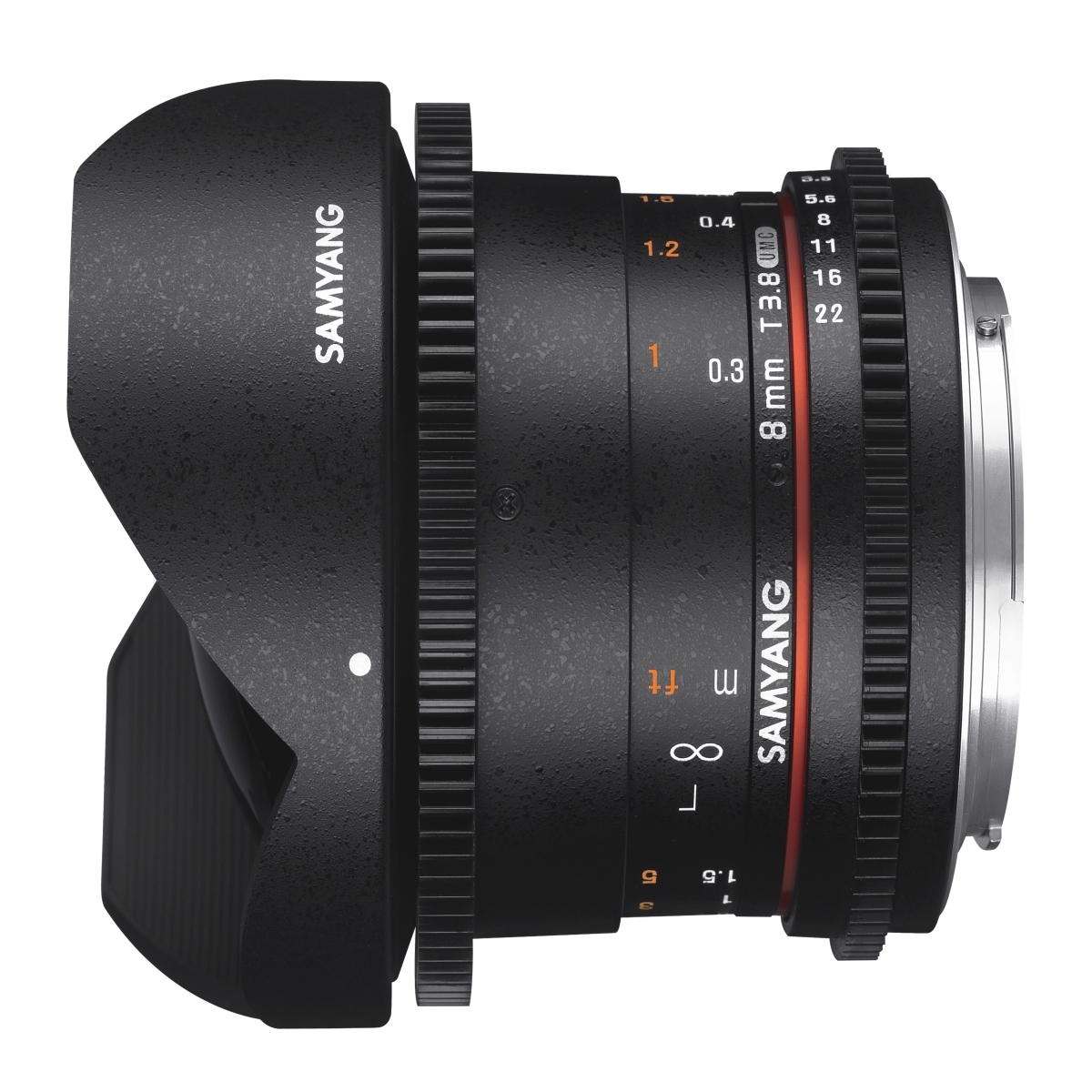 Samyang MF 8 mm 1:3,8 Fisheye II Video für Canon EF-S