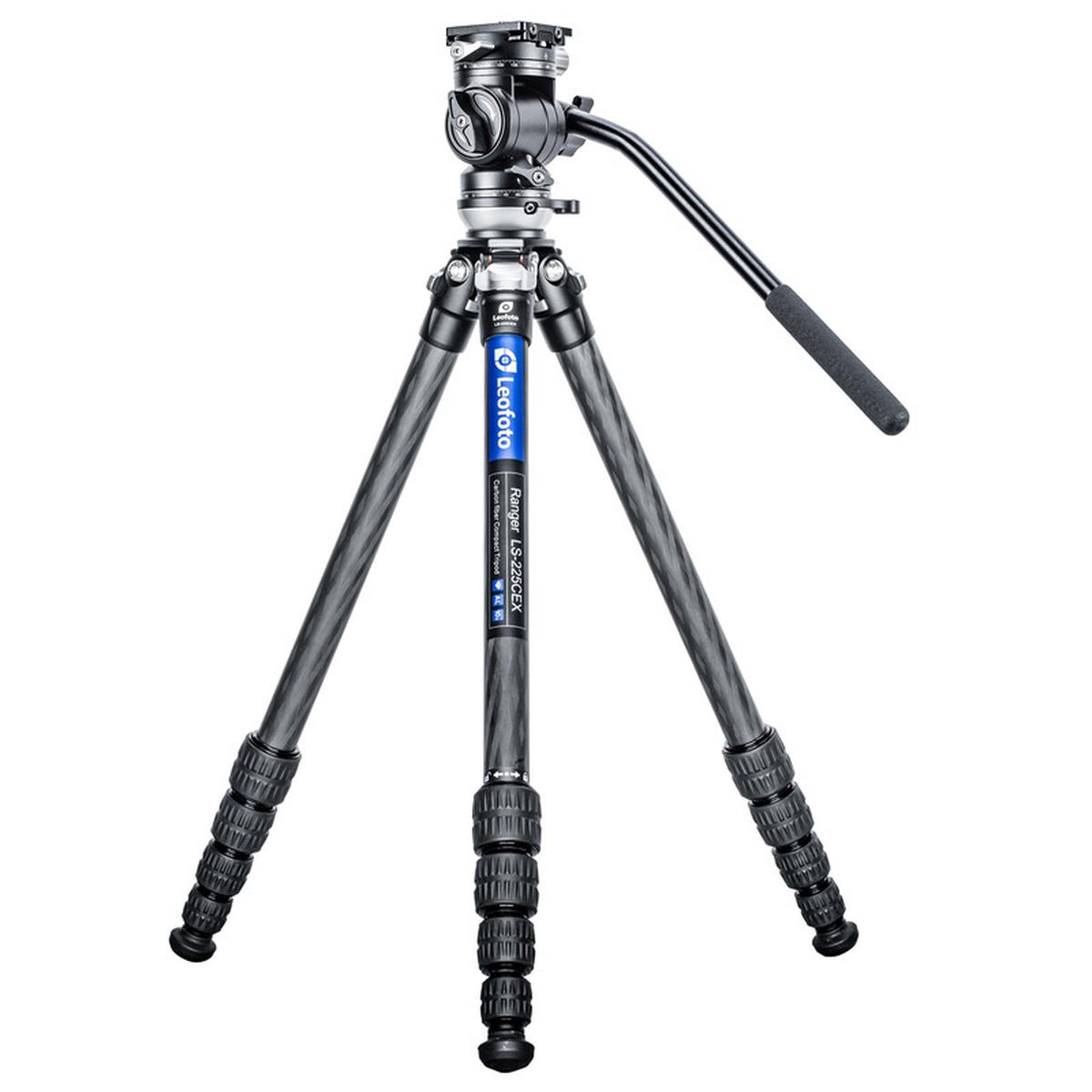 Leofoto Carbon-Dreibeinstativ LS-225CEX Ranger mit Nivelliereinrichtung + Videoneiger BV-1R Leofoto Carbon-Dreibeinstativ LS-225CEX Ranger mit Nivelliereinrichtung + Videoneiger BV-1R
