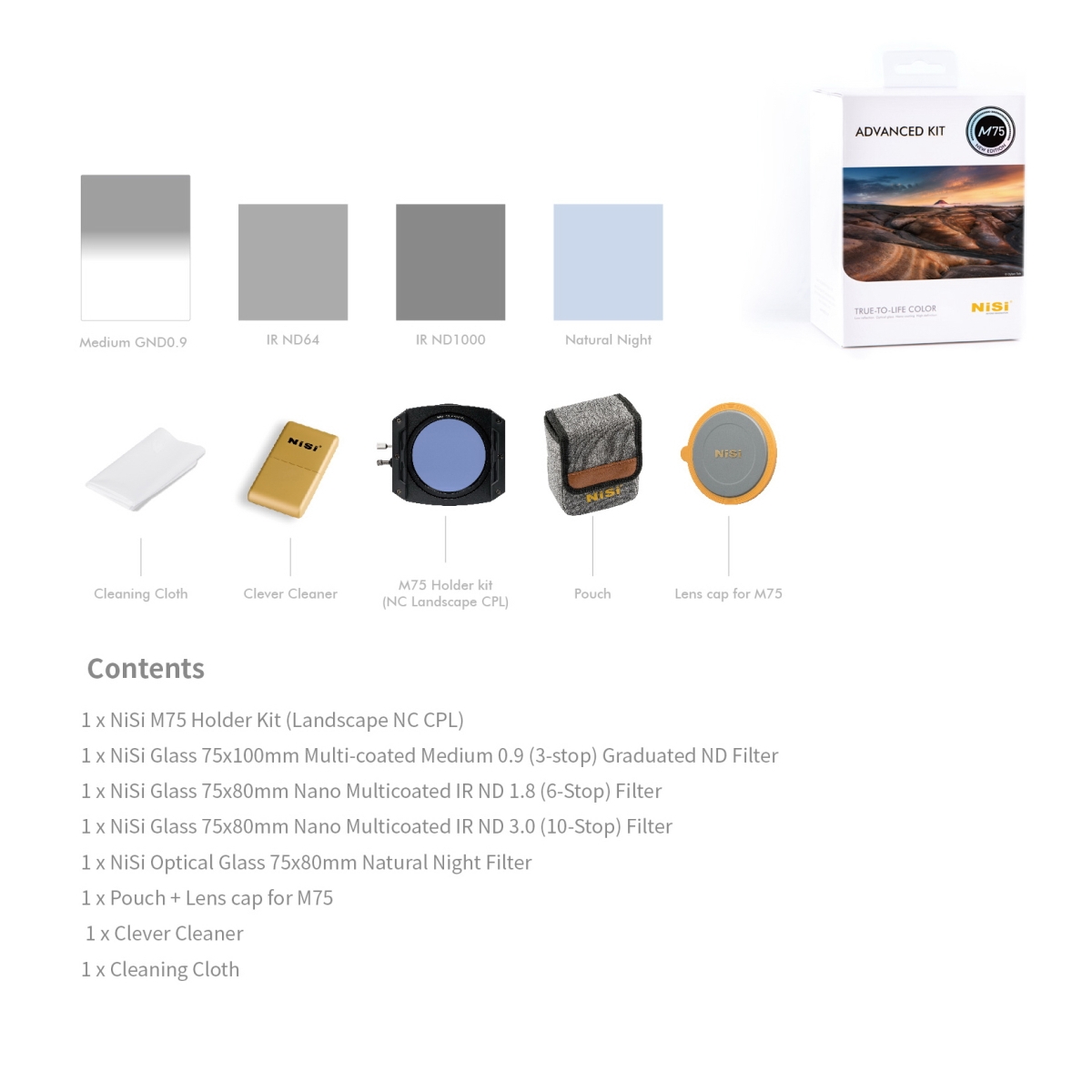 Nisi Advanced Kit M75