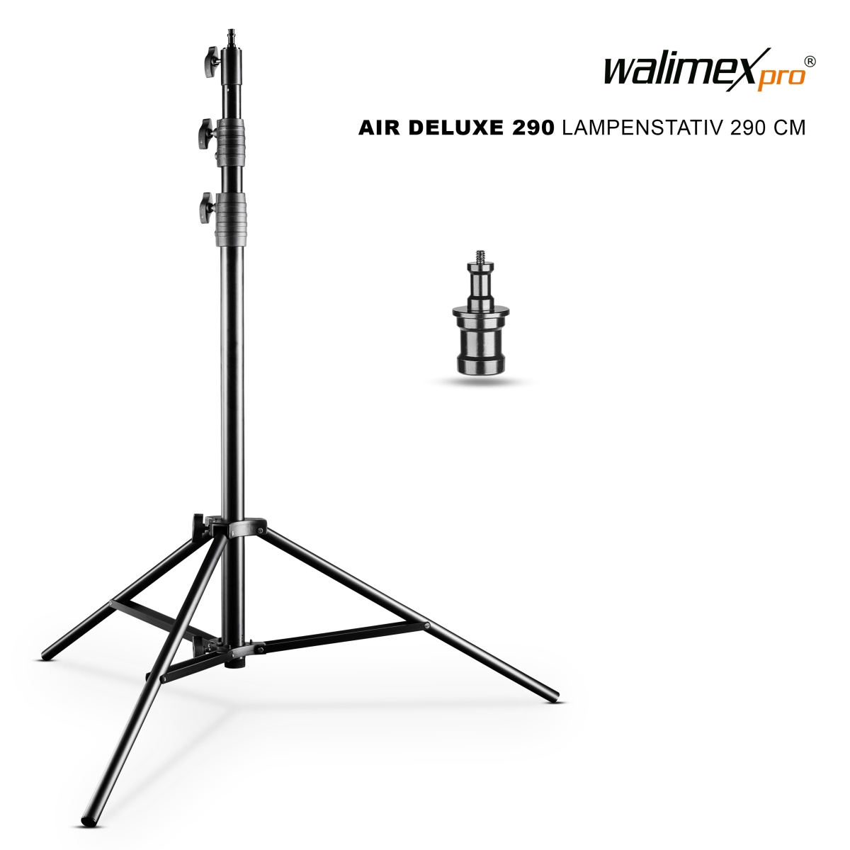 Walimex pro AIR Jumbo 290 Lampenstativ 290 cm Walimex pro AIR Jumbo 290 Lampenstativ 290 cm