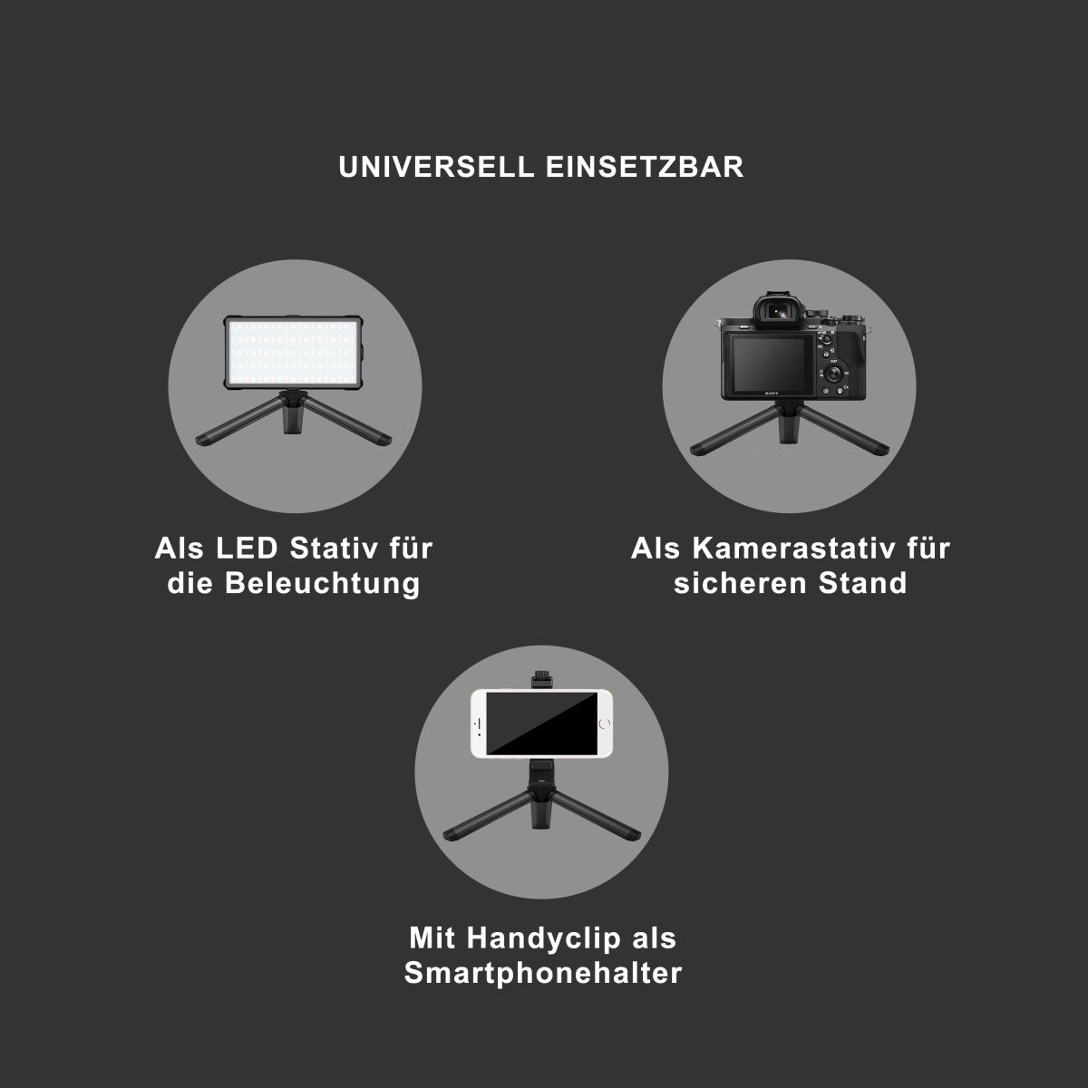 Walimex pro Ministativ XL 2in1