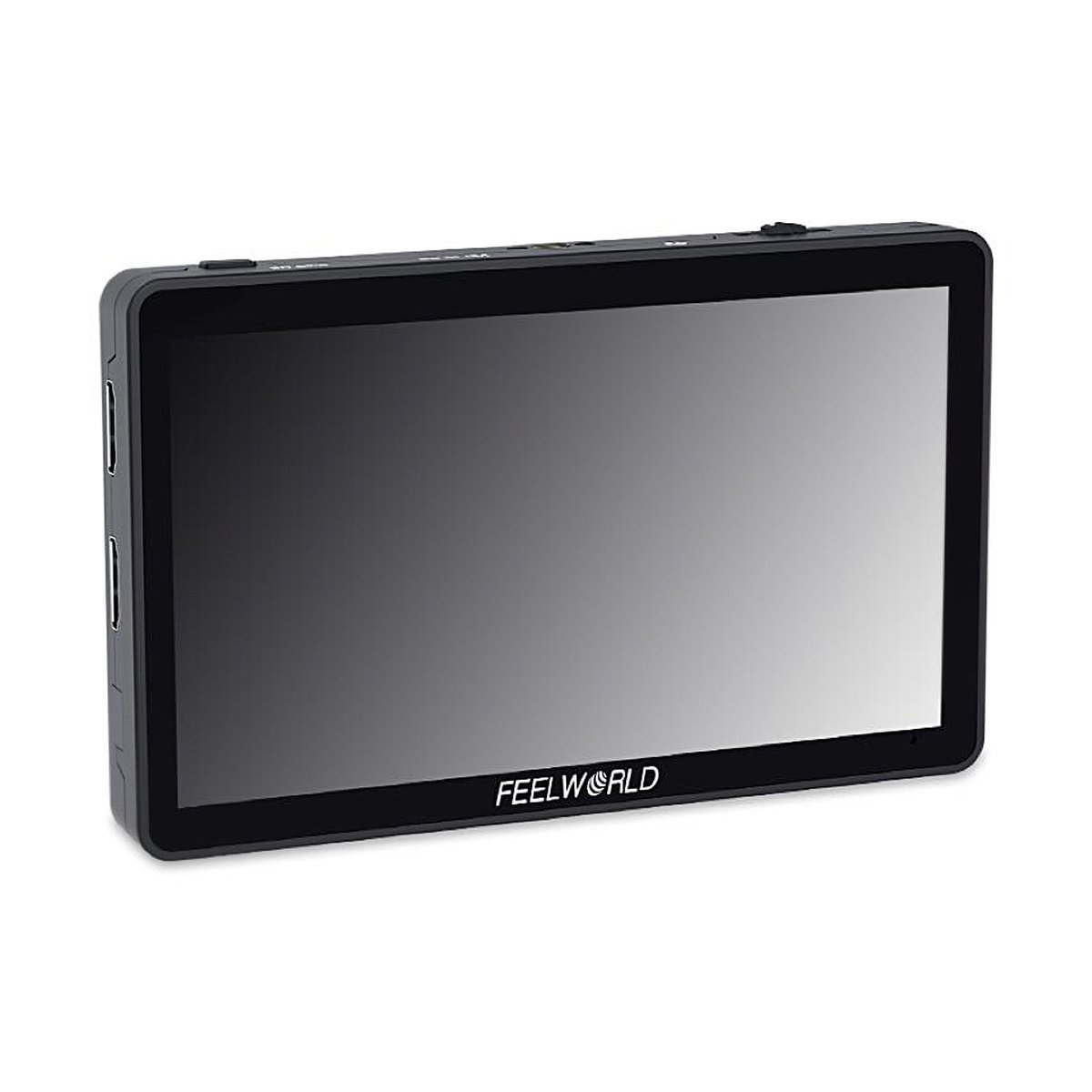 Feelworld 6" 4K F6 Plus V2 HDMI Touch Screen monitor with LUT's - Schrägansicht des Feelworld Monitors Feelworld 6" 4K F6 Plus V2 HDMI Touch Screen monitor with LUT's - Schrägansicht des Feelworld Monitors