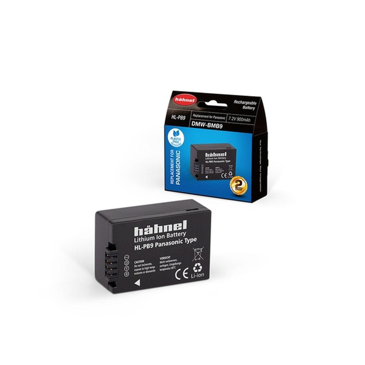Hähnel HL-PB9 (DMW-BMB9) Akku für Panasonic