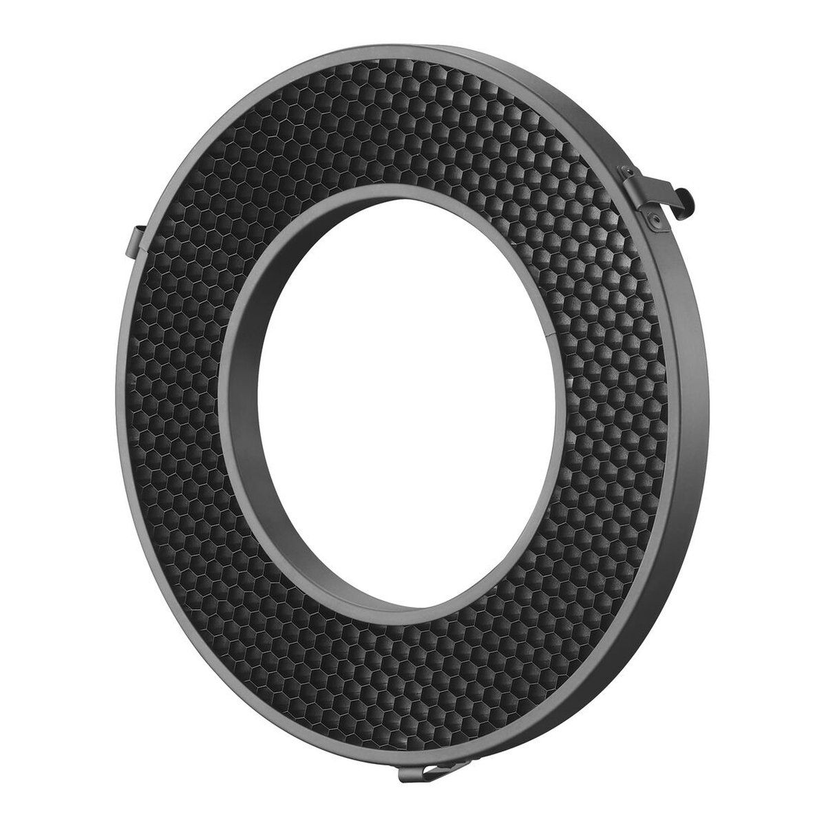 Godox Honey Comb Grid 30 für R200 - Schrägansicht eines runden Wabengitters für Ringlicht.
