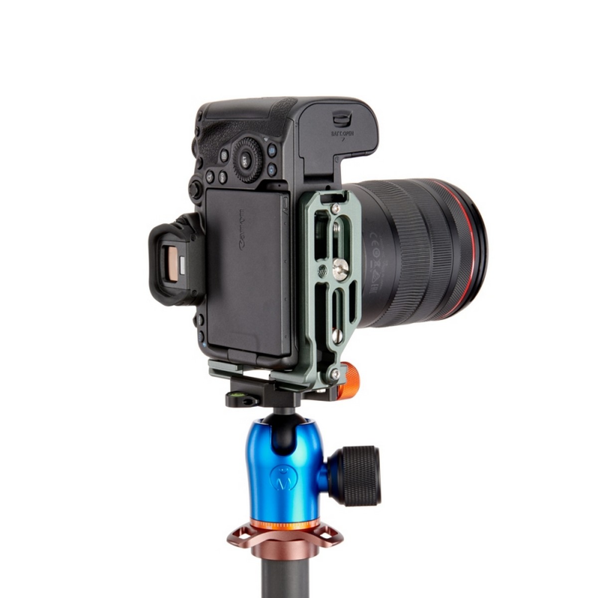 3 Legged Thing Roxie, L-Winkel für Canon EOS R5 und R6, kompatibel mit Arca-Swiss - Grau