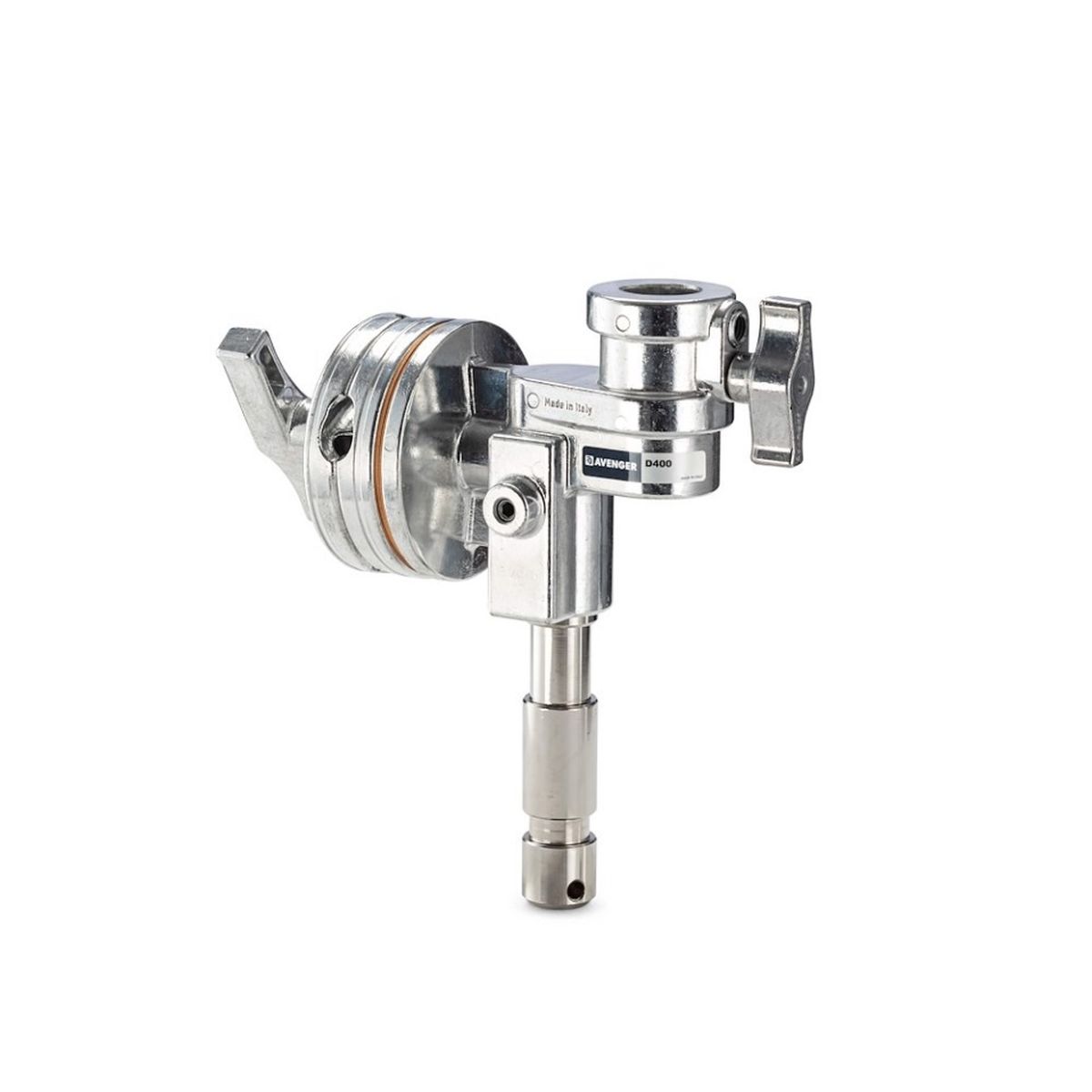 Avenger Jumbo-Griffkopf 4,5 '', Silber mit Stud & Receiver