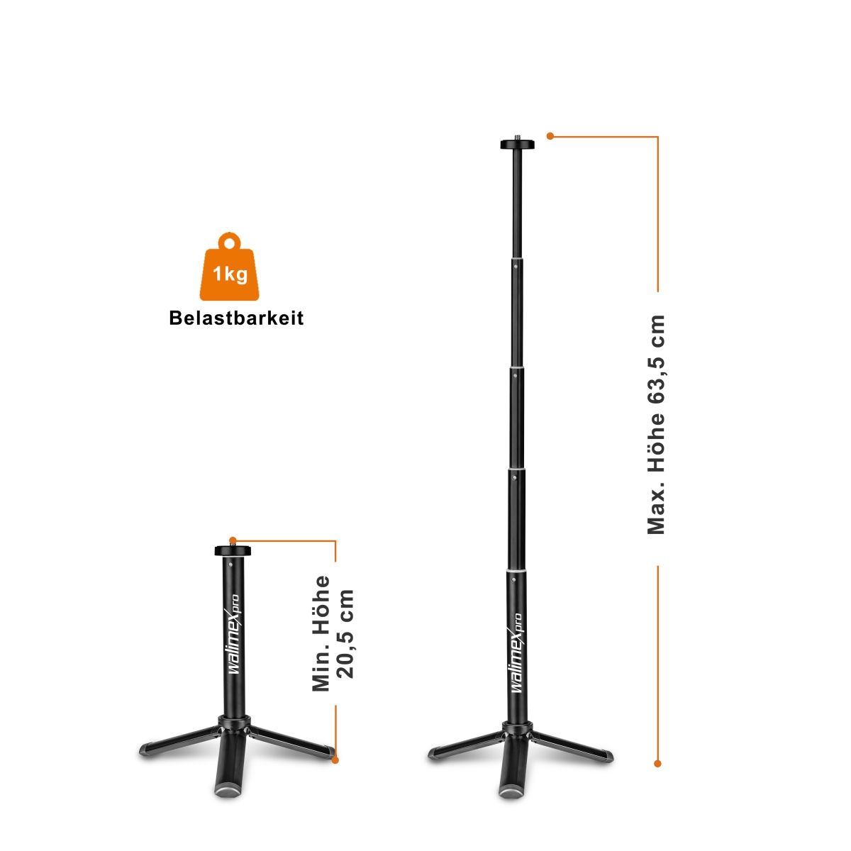 Walimex pro Ministativ XL 2in1