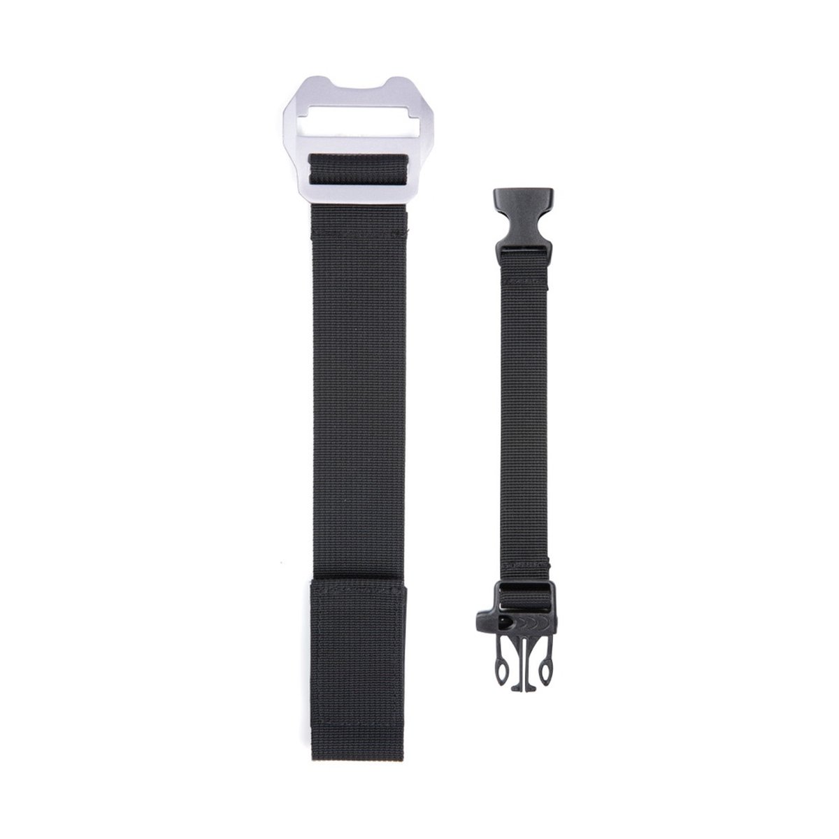 F-Stop Extension Kit for DuraDiamond Packs - Hip Belt and Sternum Strap - Lieferumfang: Zwei schwarze Gurte mit Metallschnalle und Kunststoffschnalle