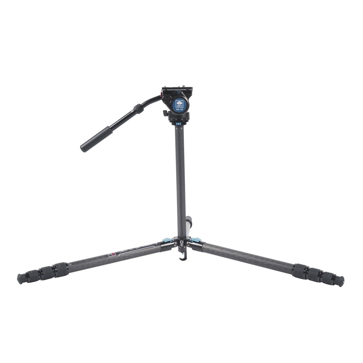 SIRUI ST-224 Superb Travel Dreibeinstativ Carbon 185 cm mit Videokopf VH-10 wasserdicht ST-Serie 