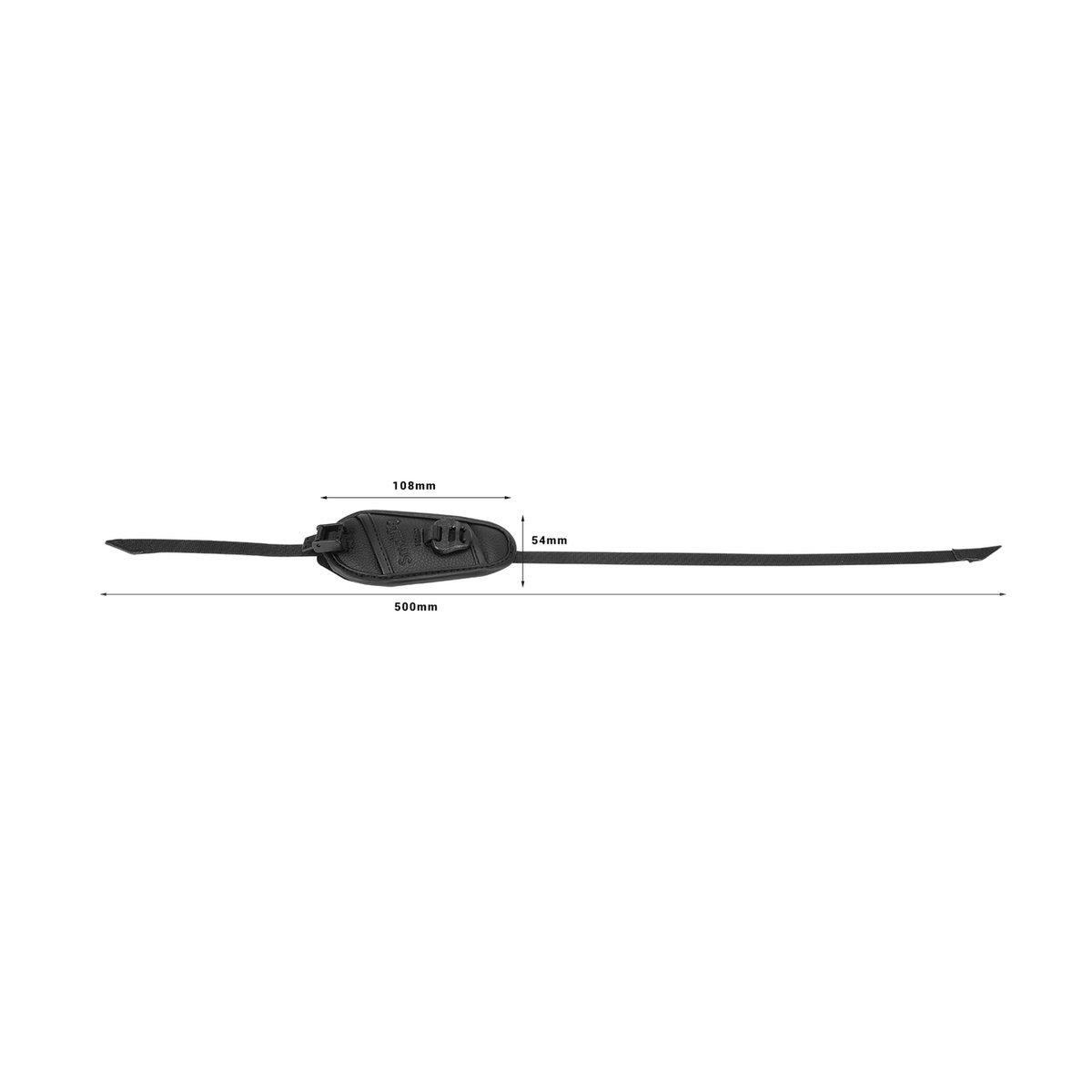SmallRig 3848 black Mamba Handschlaufe - Abmessungen der Handschlaufe