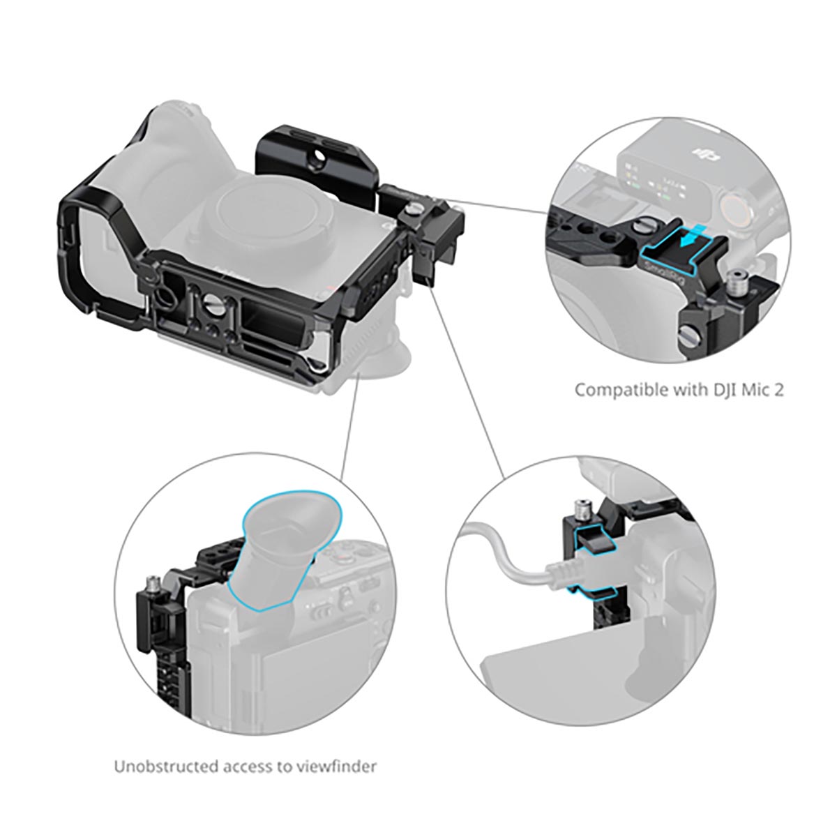 SmallRig 5588 Cage Kit für Sony FX2