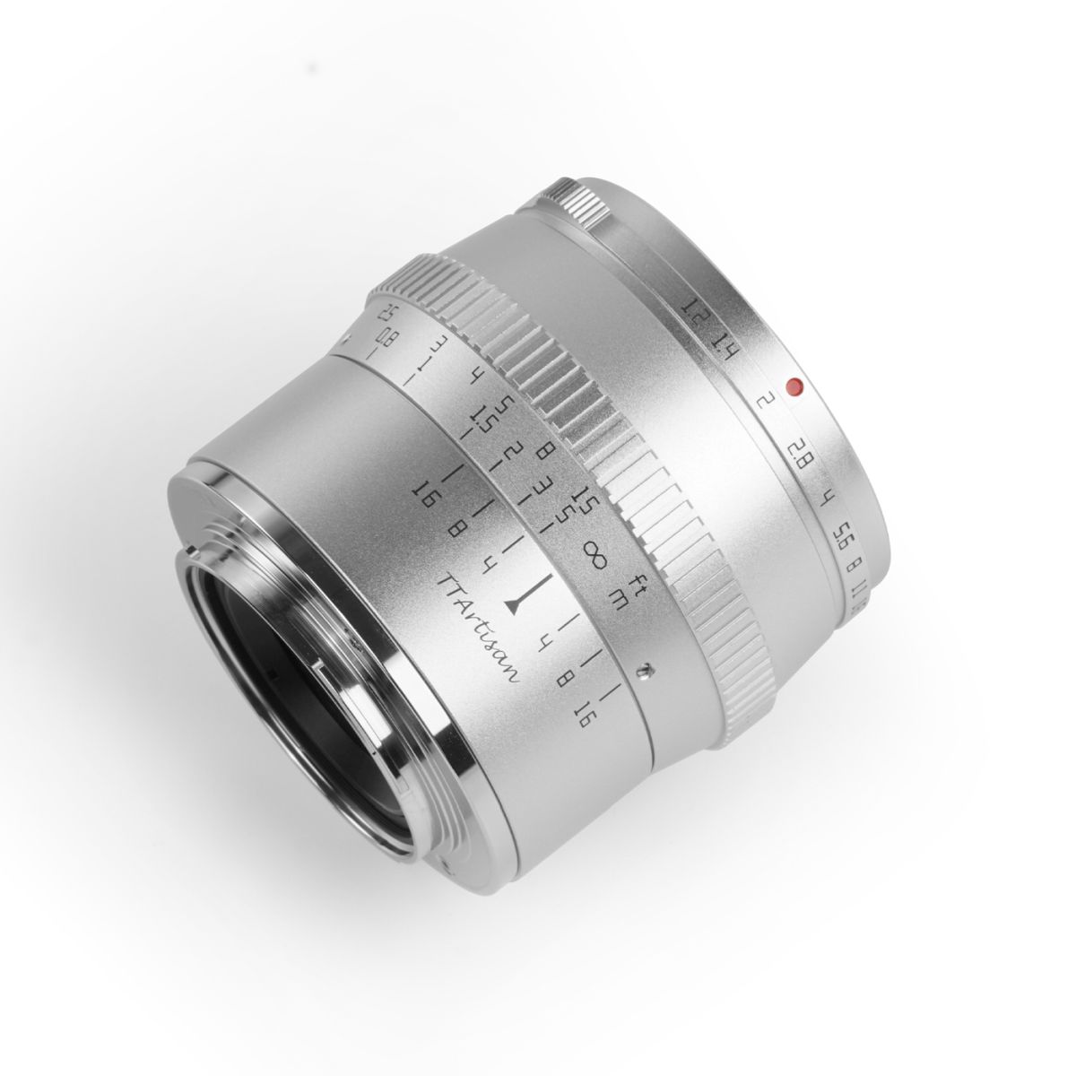 TTArtisan 50 mm 1:1,2 für Nikon Z (APS-C) Silber