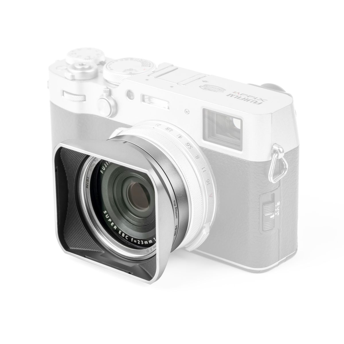 Nisi JetMag Pro Fujifilm X100 Pro Lens Hood Kit Silber