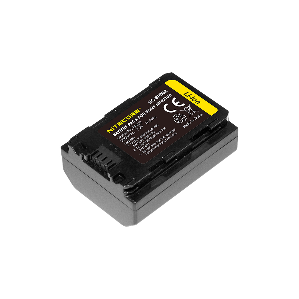 Nitecore NC-BP002 (Sony NP-FZ100 Akku) 2250mAh