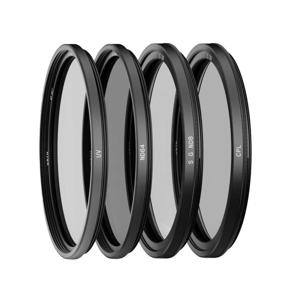 Urth 58 mm UV + CPL + ND64 + Soft GND8 Kit Plus+ Seitansicht