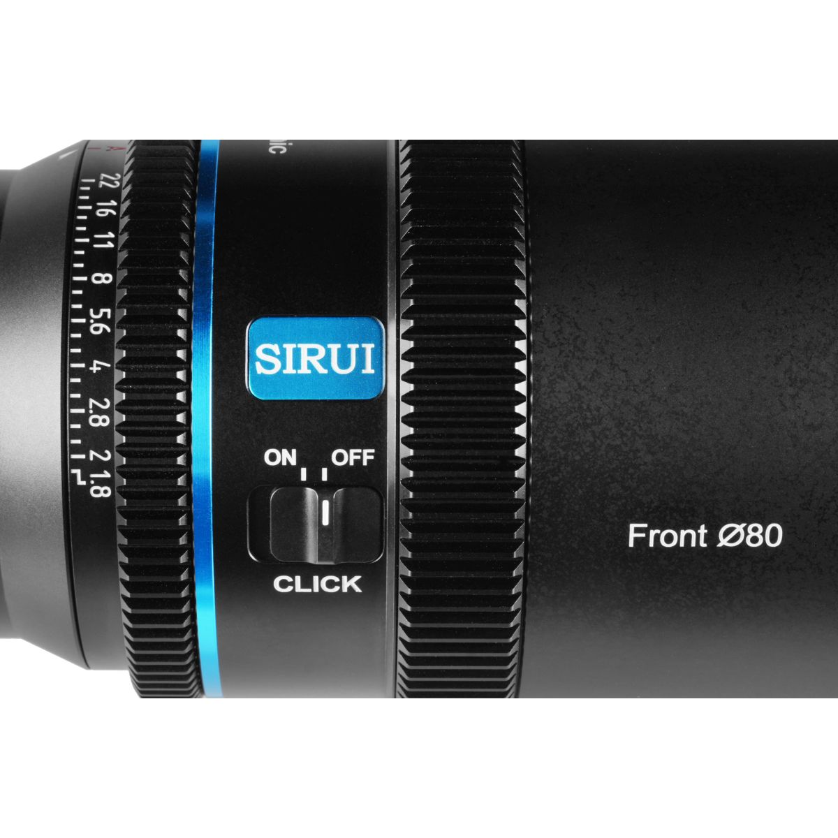 Sirui 40 mm 1:1,8 AF Anamorph 1,33x L-Mount Blue Flare
