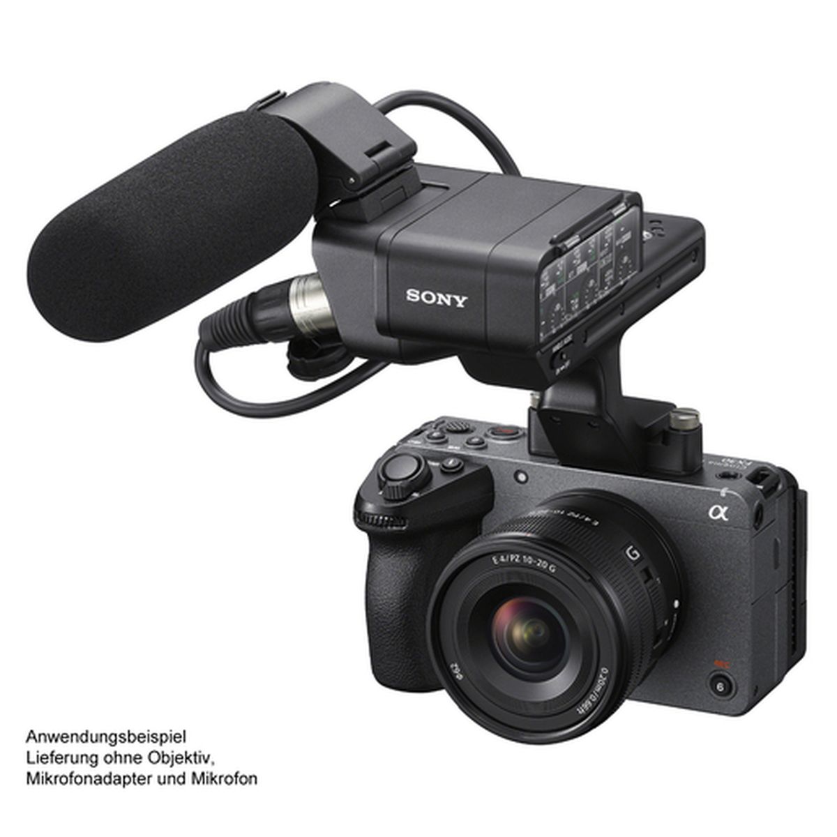 Sony ILME-FX30 Kit mit Griff, Camcorder mit E-Mount System