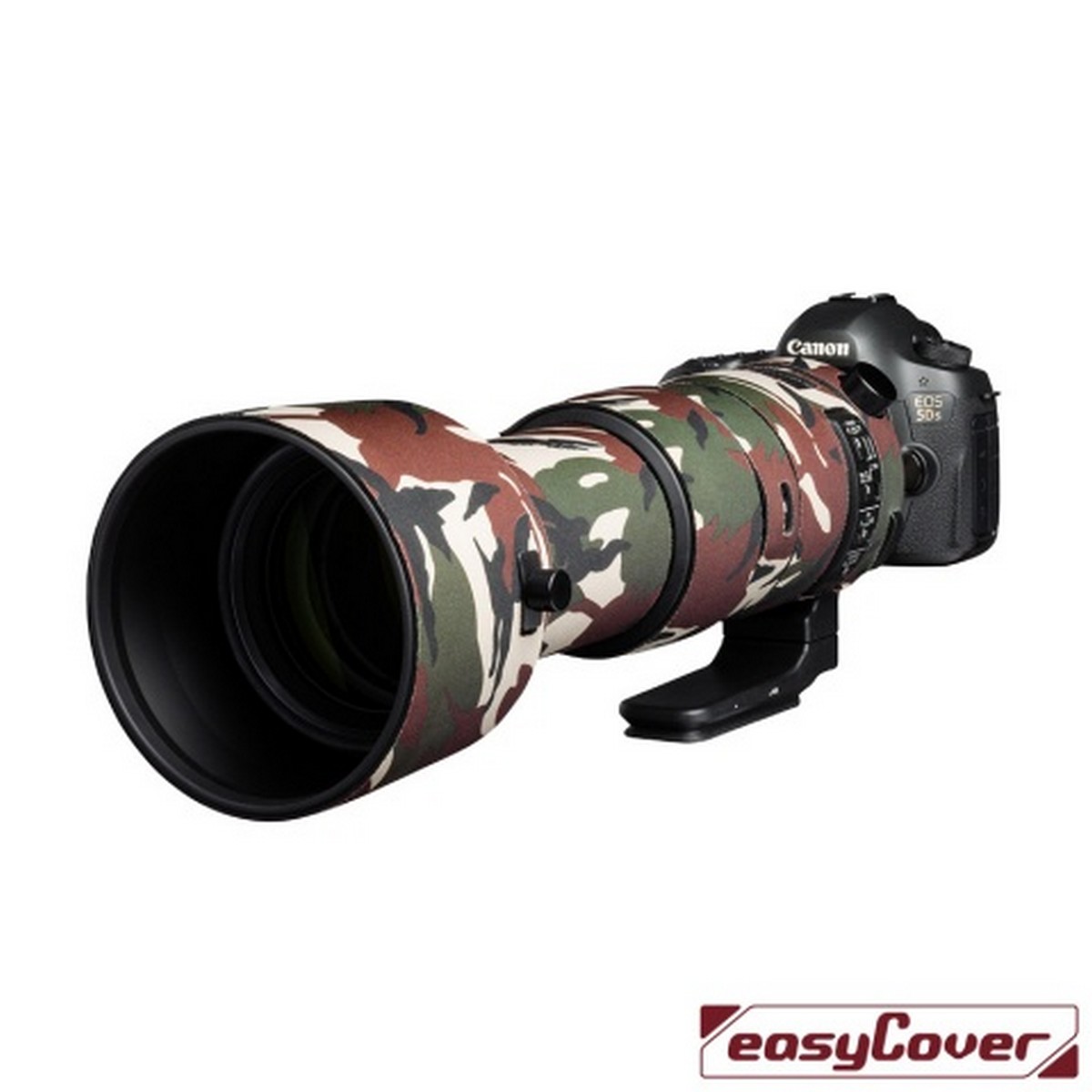 Easycover Lens Oak Objektivschutz für Sigma 60-600 mm 1:4,5-6,3 DG OS HSM Sport Grün Camouflage