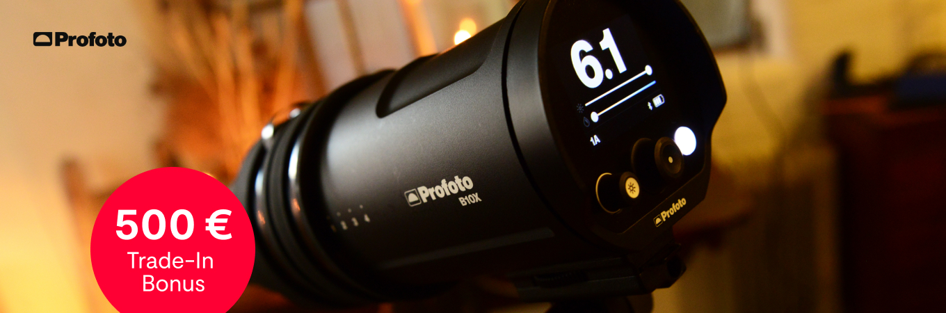 Profoto Trade-In Aktion – 500 Euro Bonus beim Eintausch von D2 1000 oder B1X gegen Pro-D3 oder Pro-B3