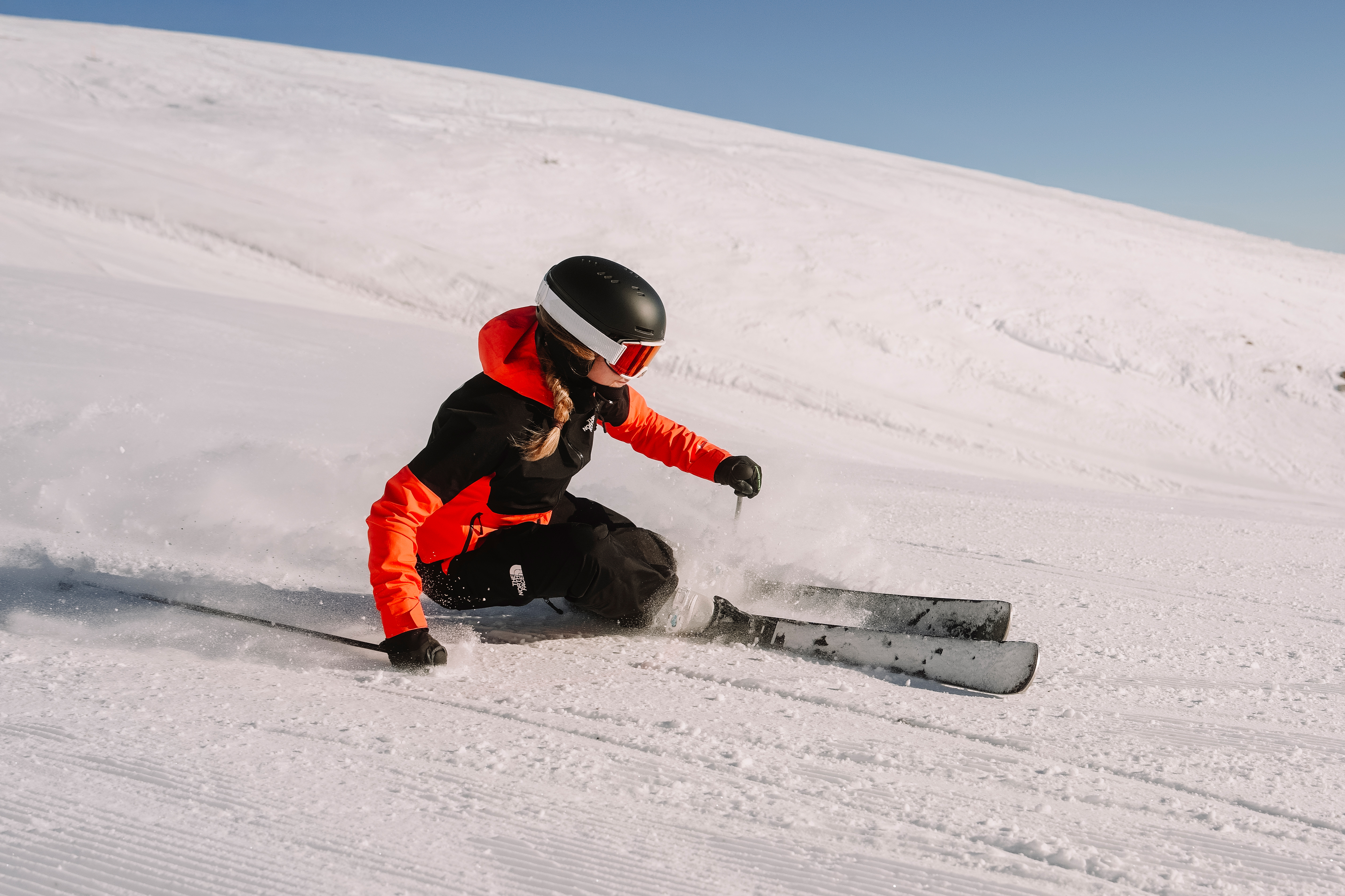 Hohe Geschwindigkeit am Berg aufgenommen mit der Sony Alpha 7 V