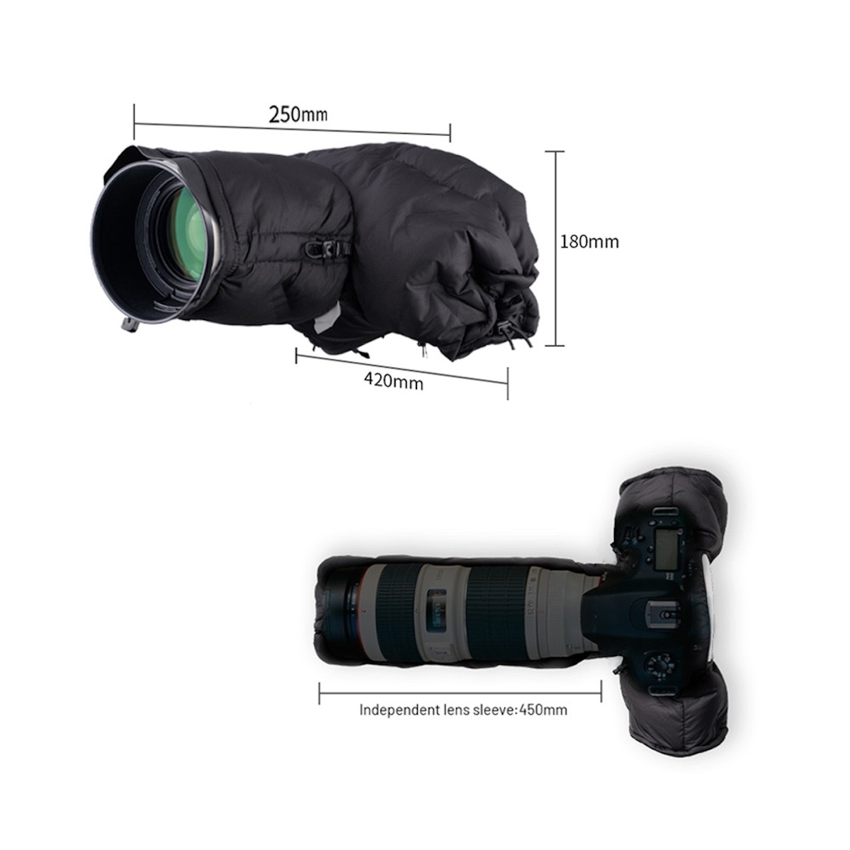 PGYTech Kamera Kälteschutz Warmabdeckung Telephoto Edition