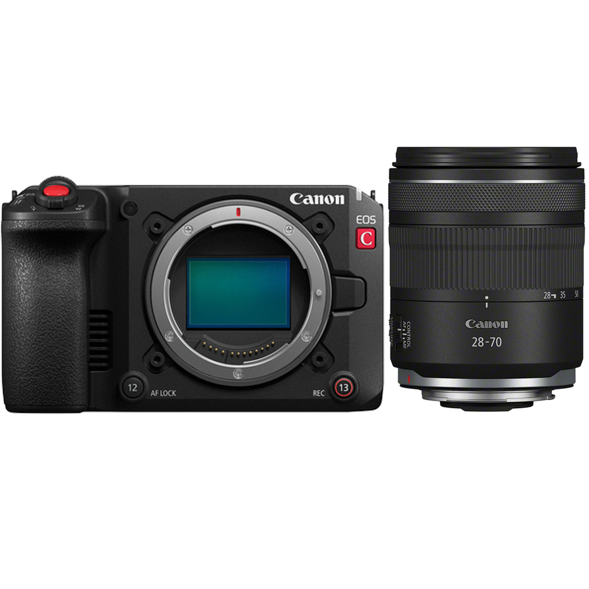 Canon EOS C50 + Canon 28-70 mm 1:2,8 RF IS STM